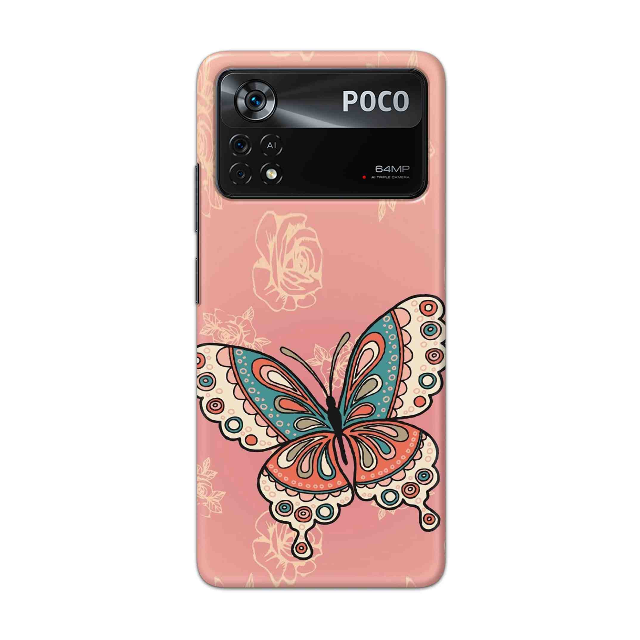 Buy Butterfly Hard Back Mobile Phone Case Cover For Poco X4 Pro 5G Online