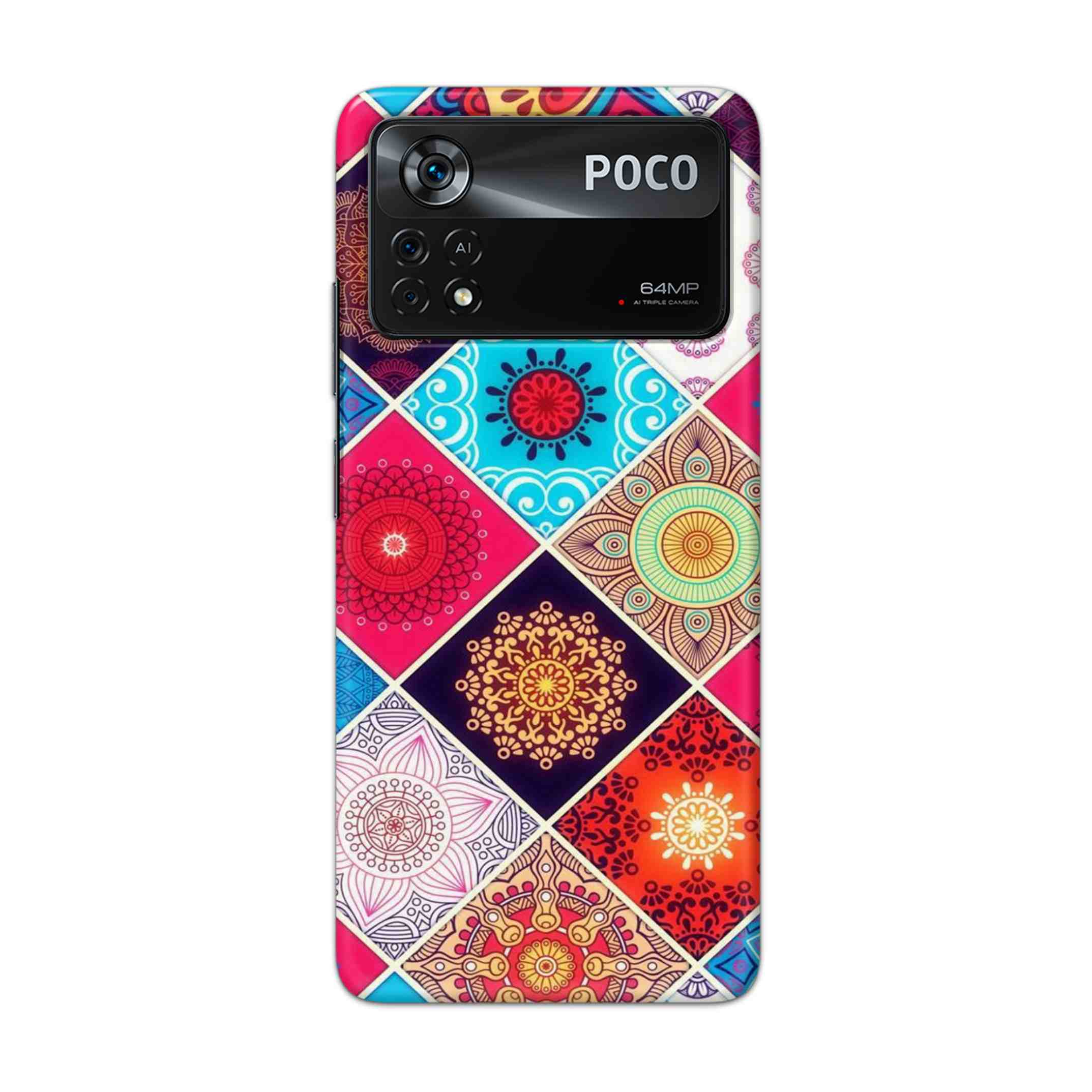 Buy Rainbow Mandala Hard Back Mobile Phone Case Cover For Poco X4 Pro 5G Online