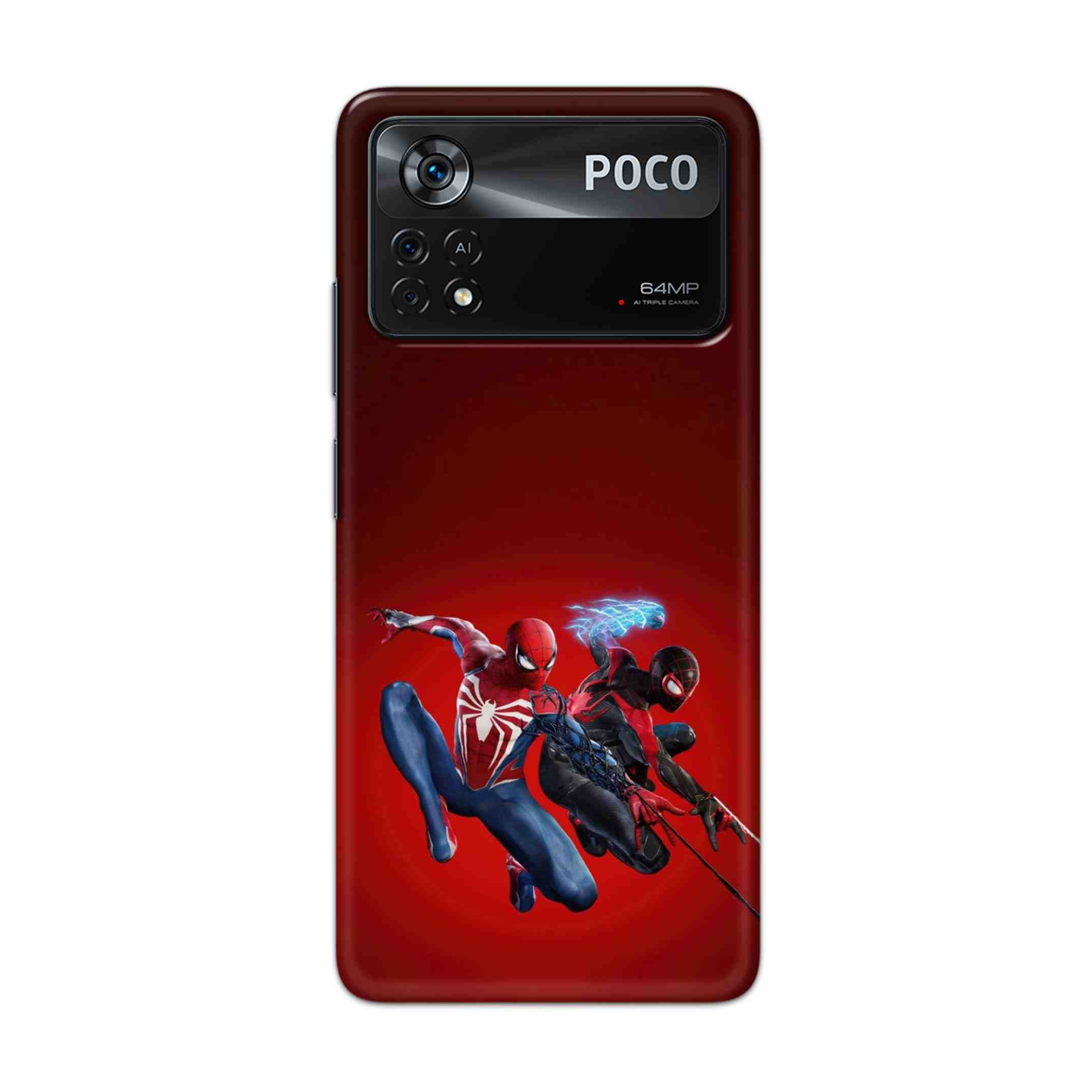 Buy Spiderman And Miles Morales Hard Back Mobile Phone Case Cover For Poco X4 Pro 5G Online