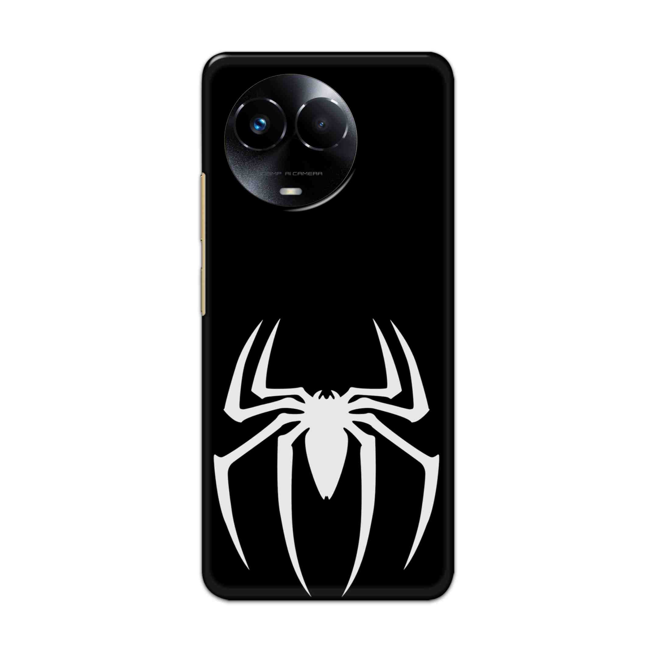 Buy Black Spiderman Logo Hard Back Mobile Phone Case/Cover For Realme 11 5G Online