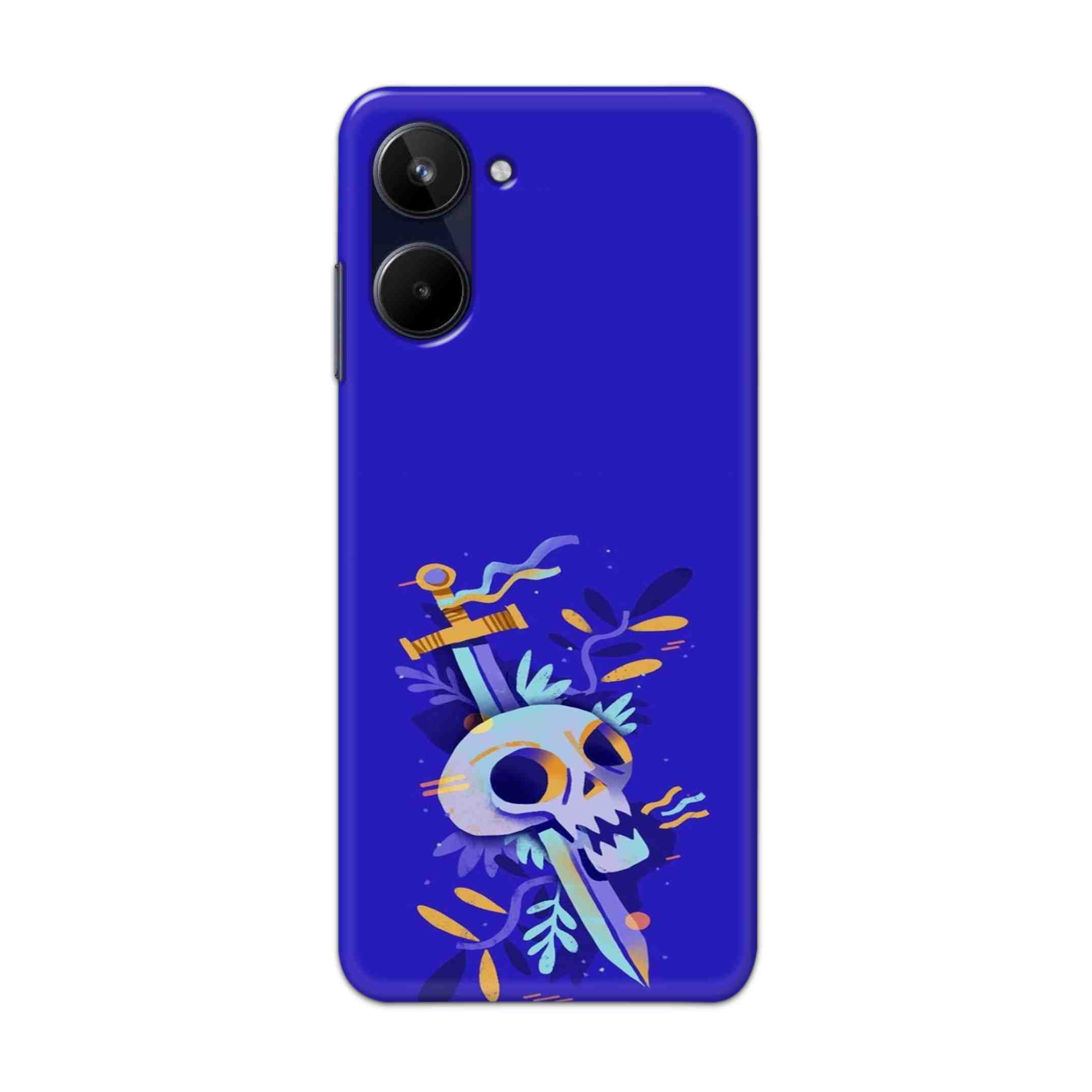Buy Blue Skull Hard Back Mobile Phone Case Cover For Realme 10 Online