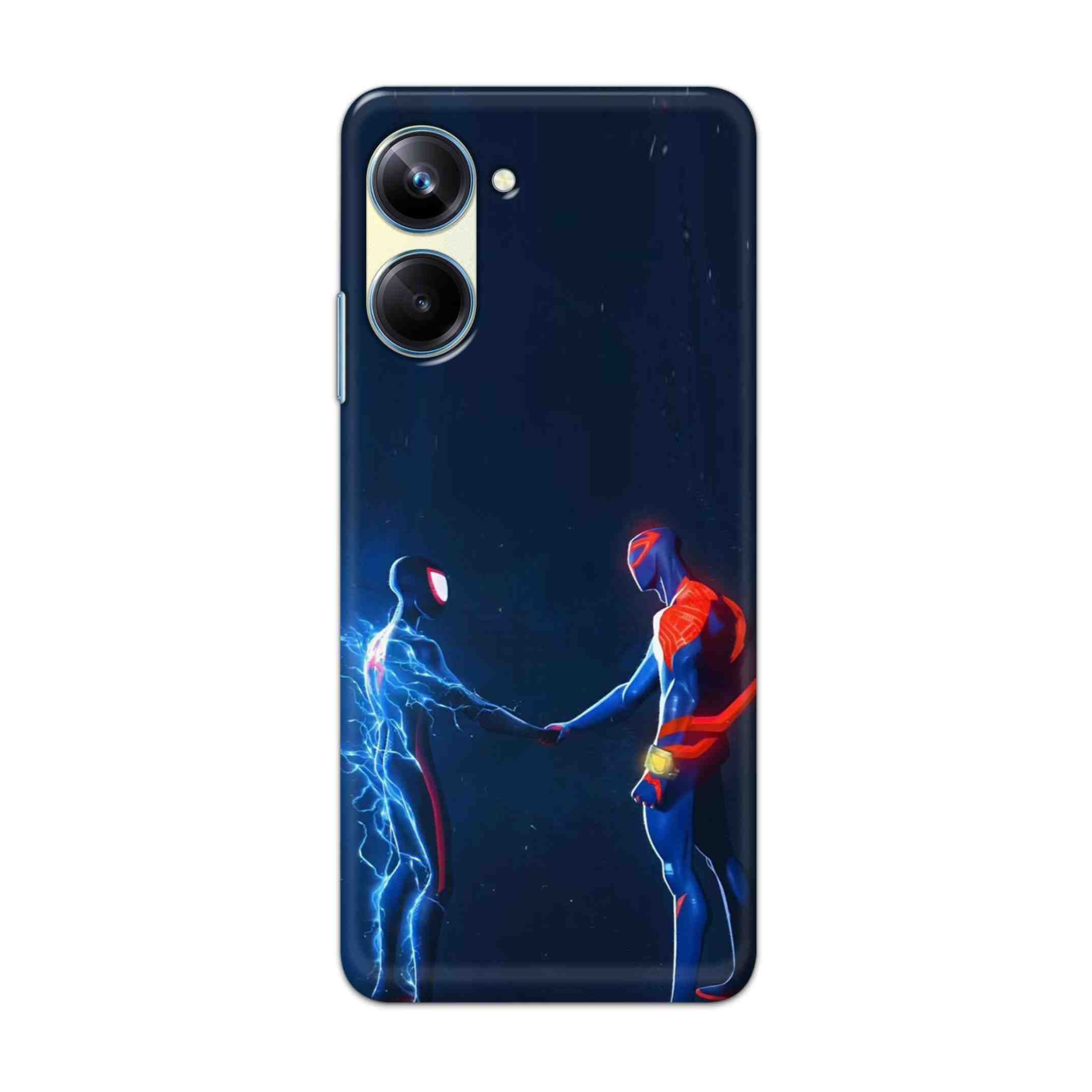Buy Miles Morales Meet With Spiderman Hard Back Mobile Phone Case Cover For Realme 10 Pro Online