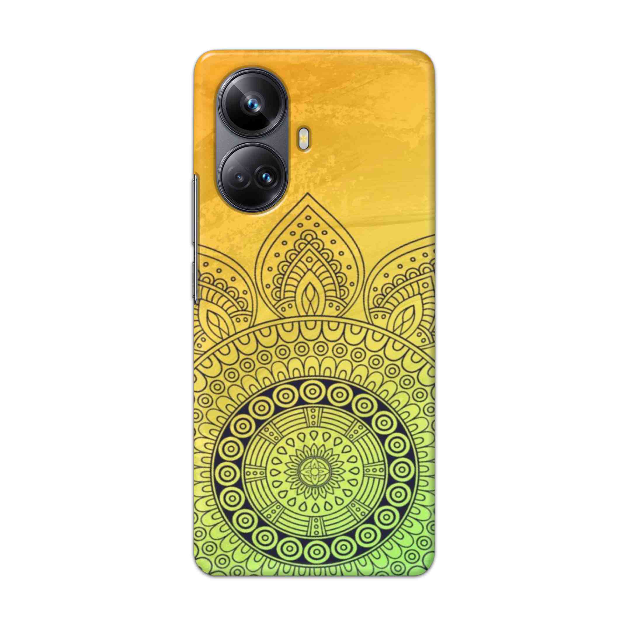 Buy Yellow Rangoli Hard Back Mobile Phone Case Cover For Realme 10 Pro Plus Online