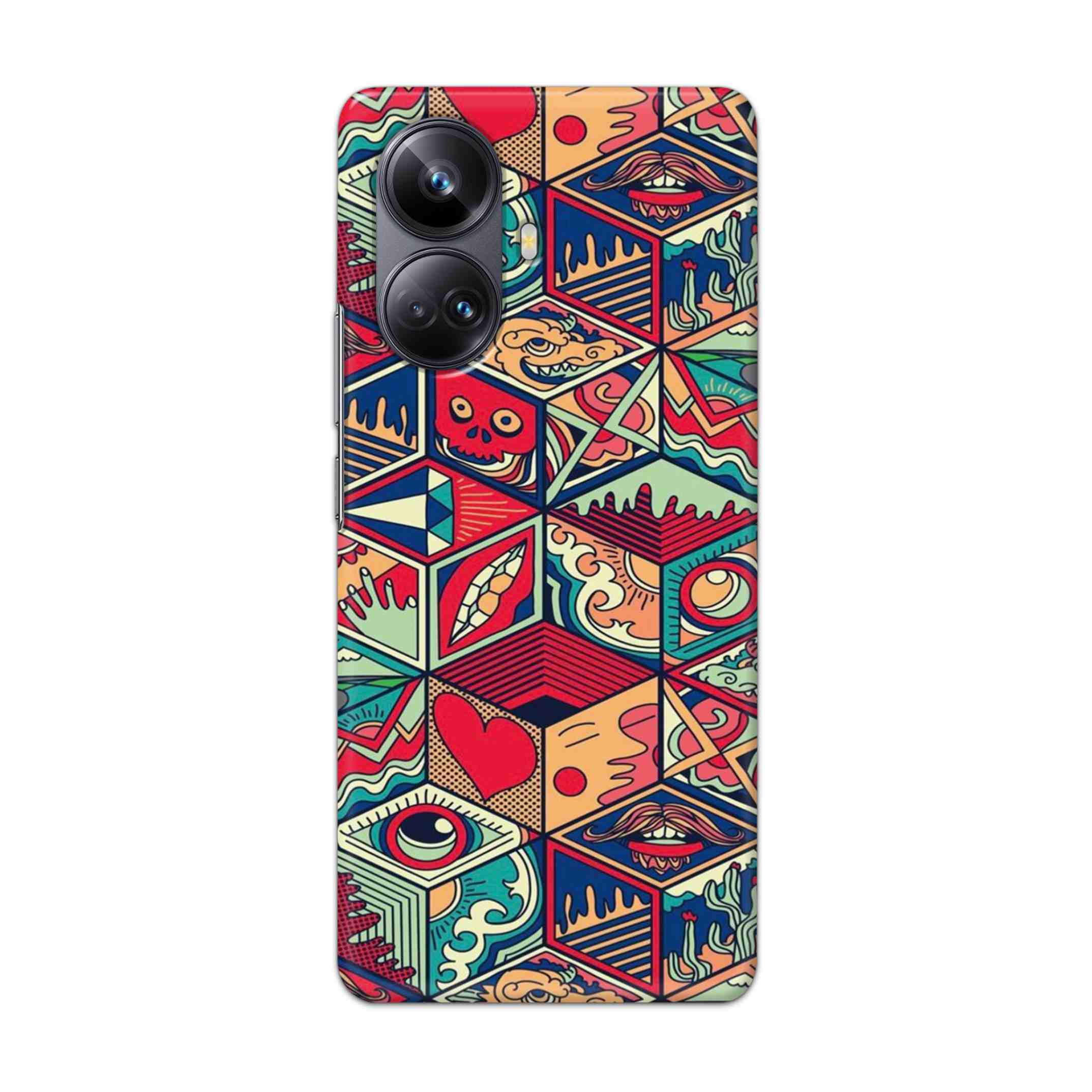 Buy Face Mandala Hard Back Mobile Phone Case Cover For Realme 10 Pro Plus Online