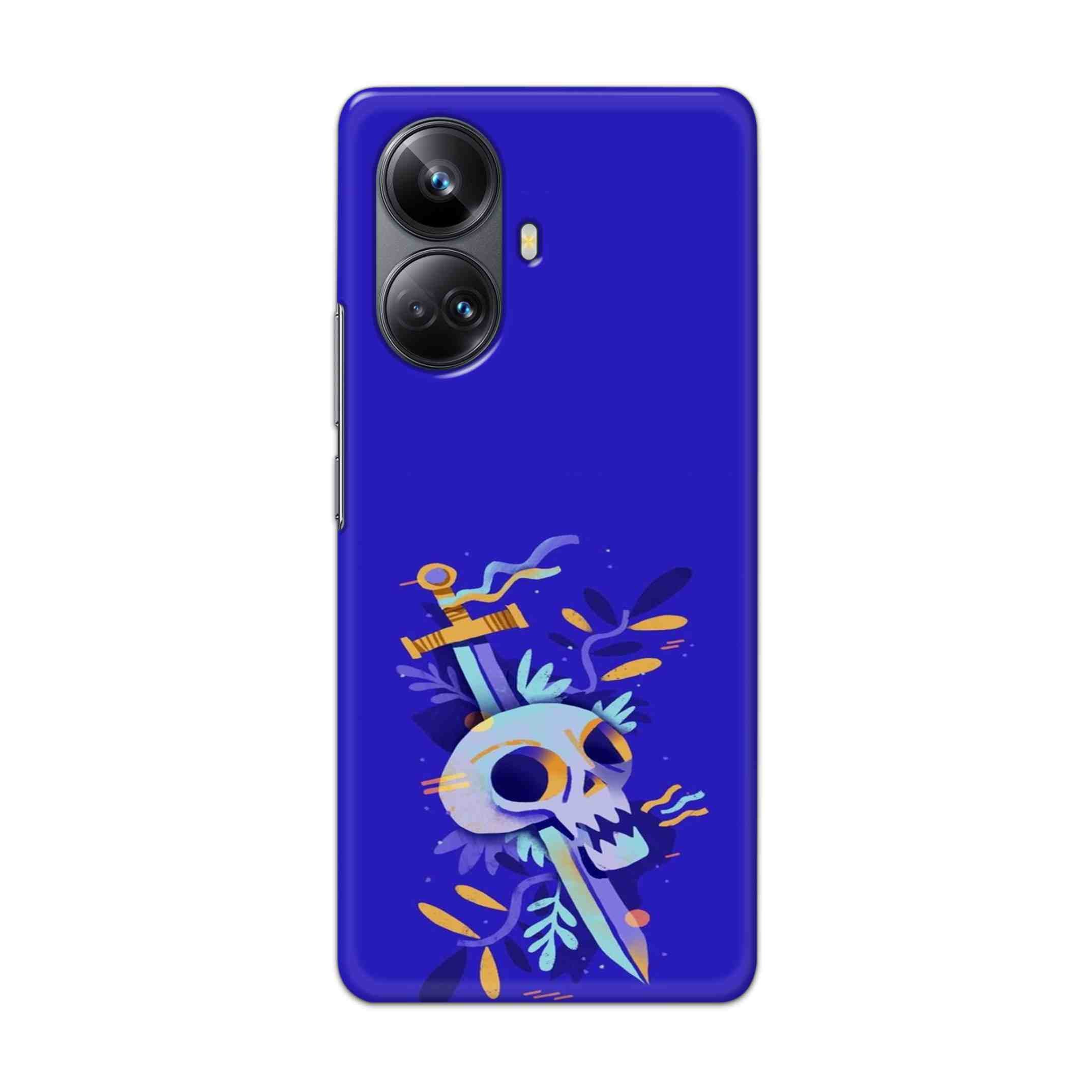 Buy Blue Skull Hard Back Mobile Phone Case Cover For Realme 10 Pro Plus Online