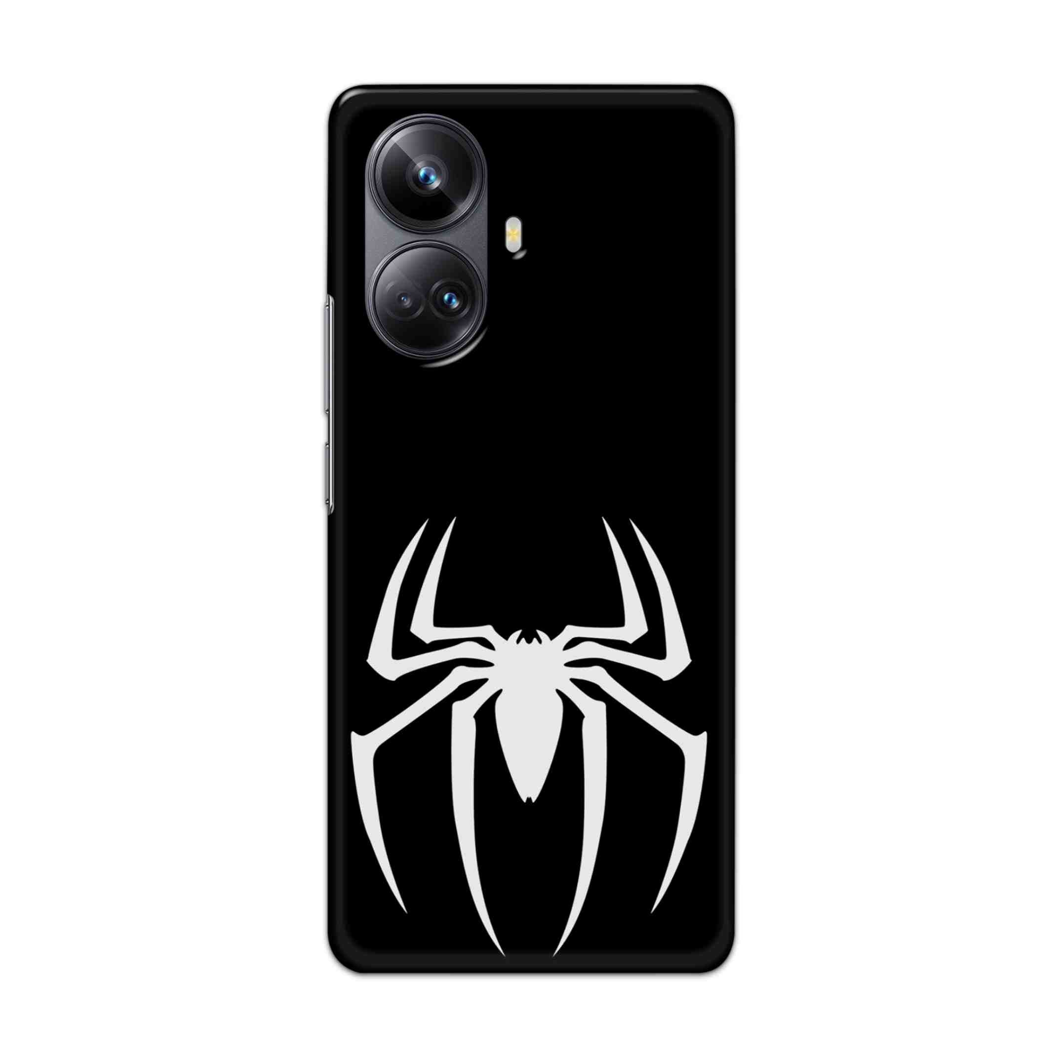 Buy Black Spiderman Logo Hard Back Mobile Phone Case Cover For Realme 10 Pro Plus Online