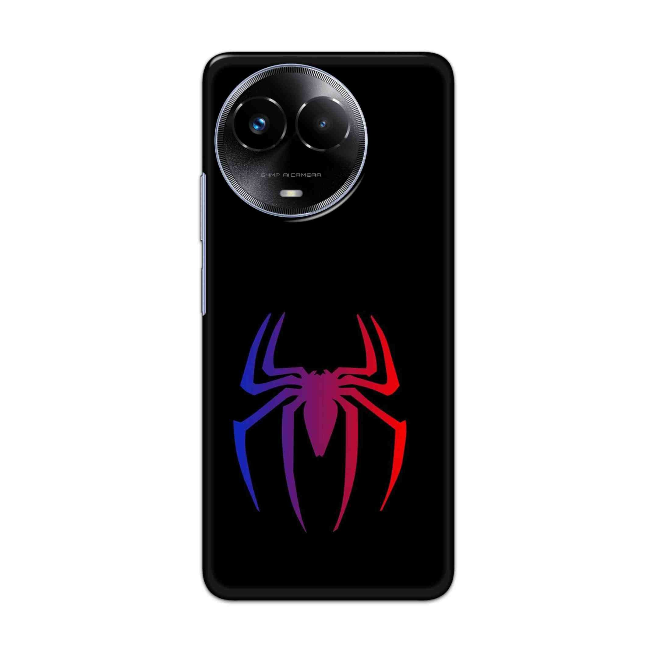 Buy Neon Spiderman Logo Hard Back Mobile Phone Case/Cover For Realme 11x 5G Online