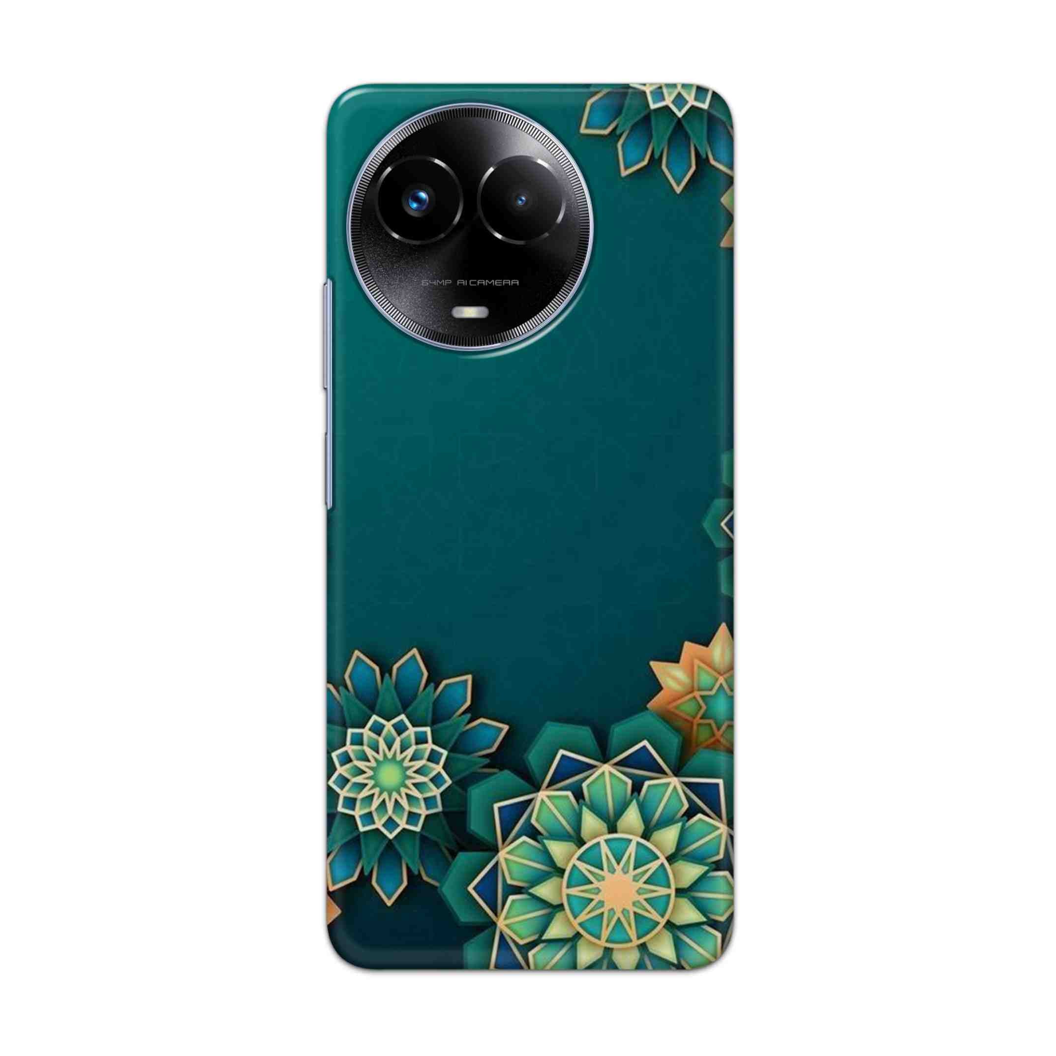 Buy Green Flower Hard Back Mobile Phone Case/Cover For Realme 11x 5G Online