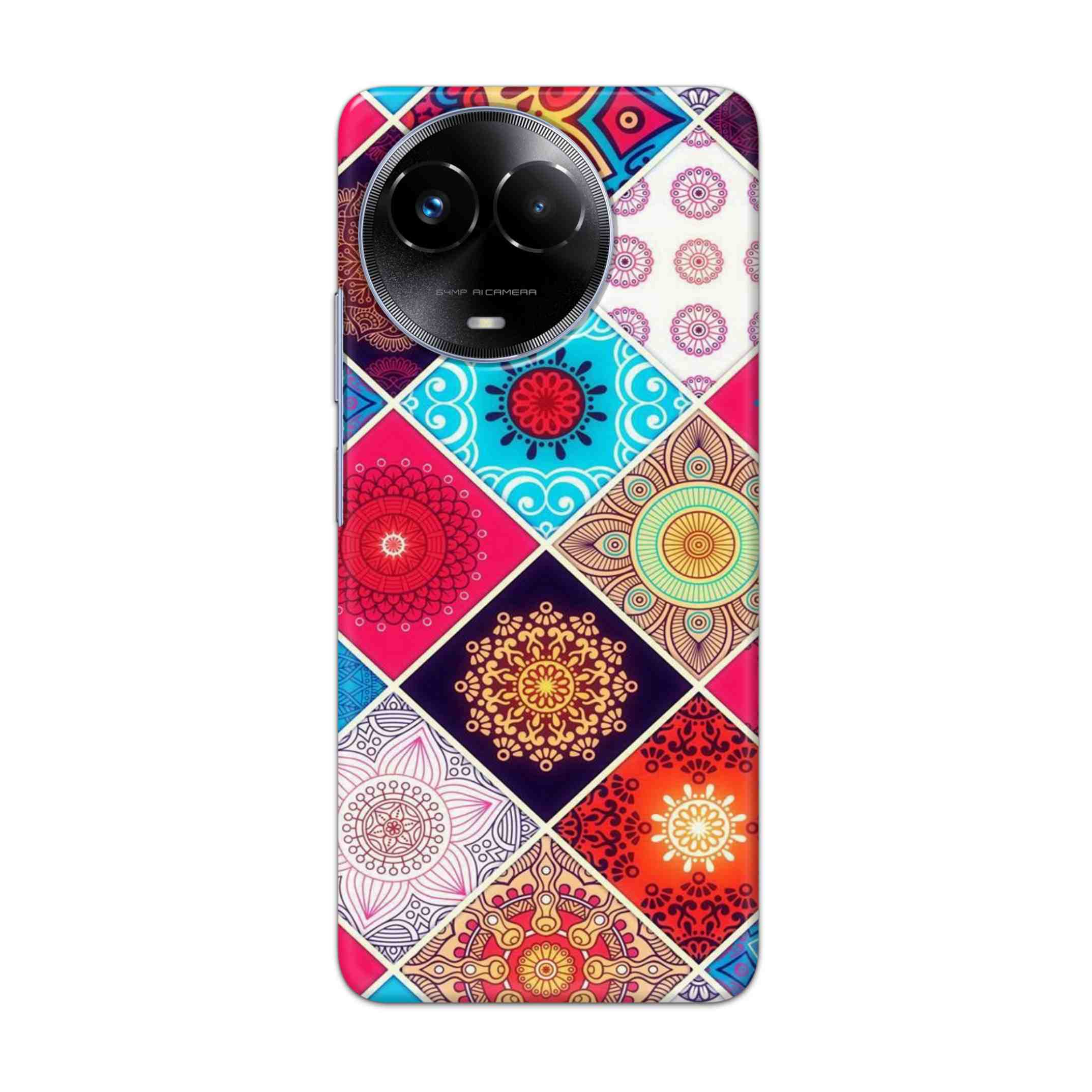 Buy Rainbow Mandala Hard Back Mobile Phone Case/Cover For Realme 11x 5G Online