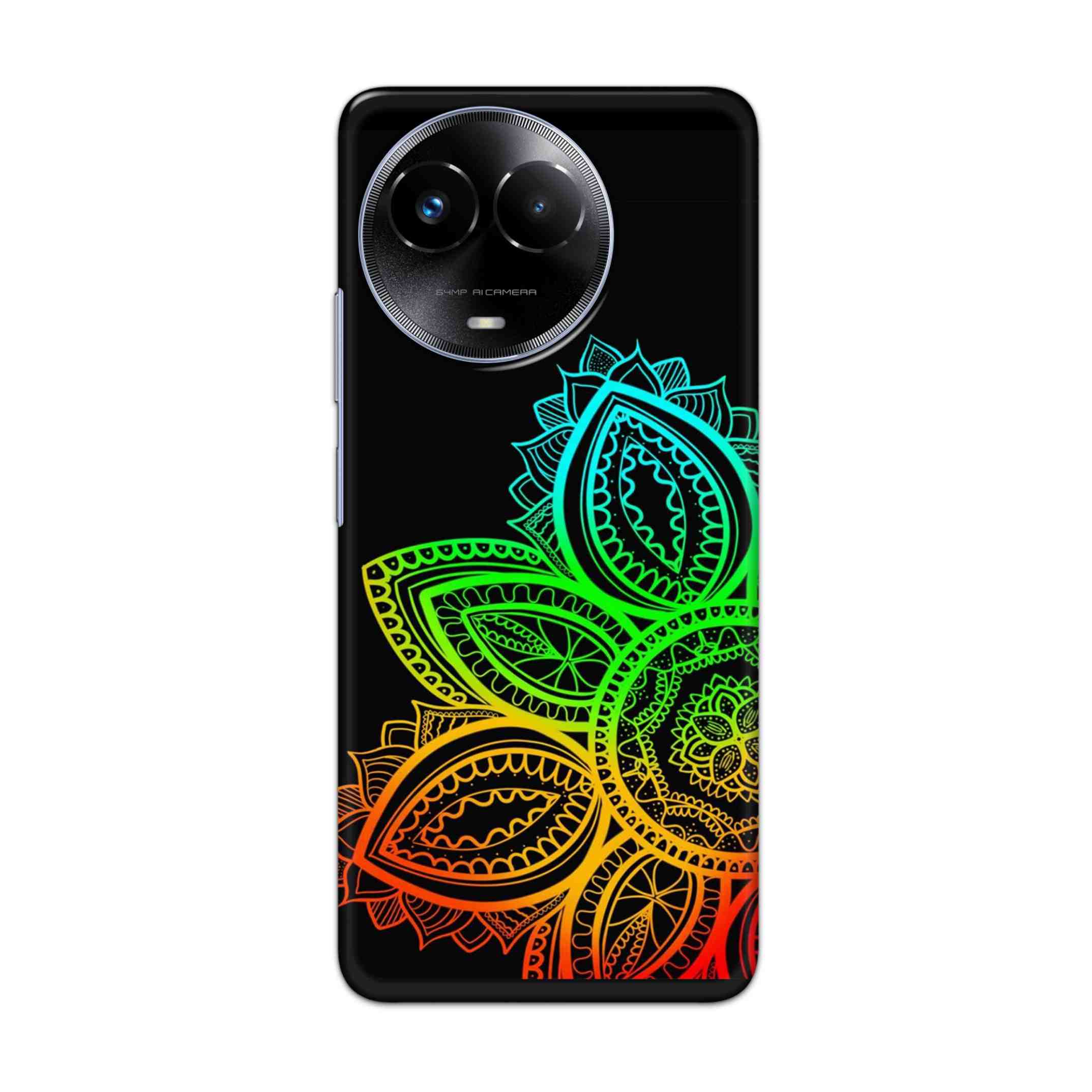 Buy Neon Mandala Hard Back Mobile Phone Case/Cover For Realme 11x 5G Online