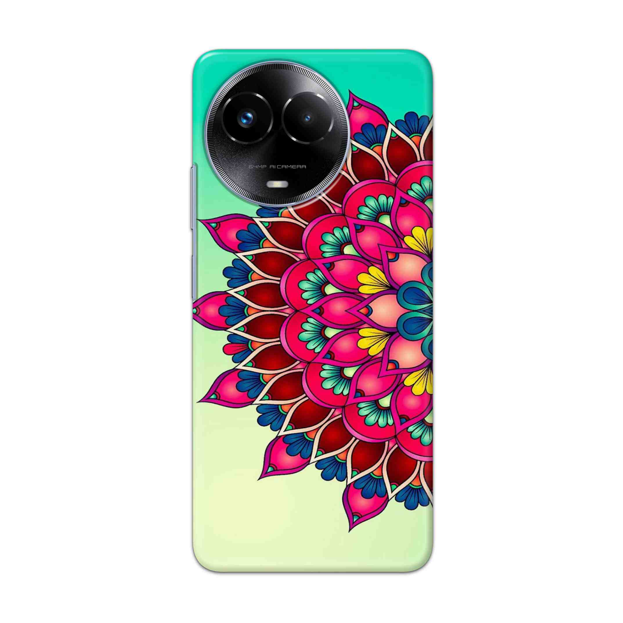 Buy Lotus Mandala Hard Back Mobile Phone Case/Cover For Realme 11x 5G Online