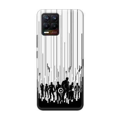 Buy Black And White Avengers Hard Back Mobile Phone Case Cover For Realme 8 Online