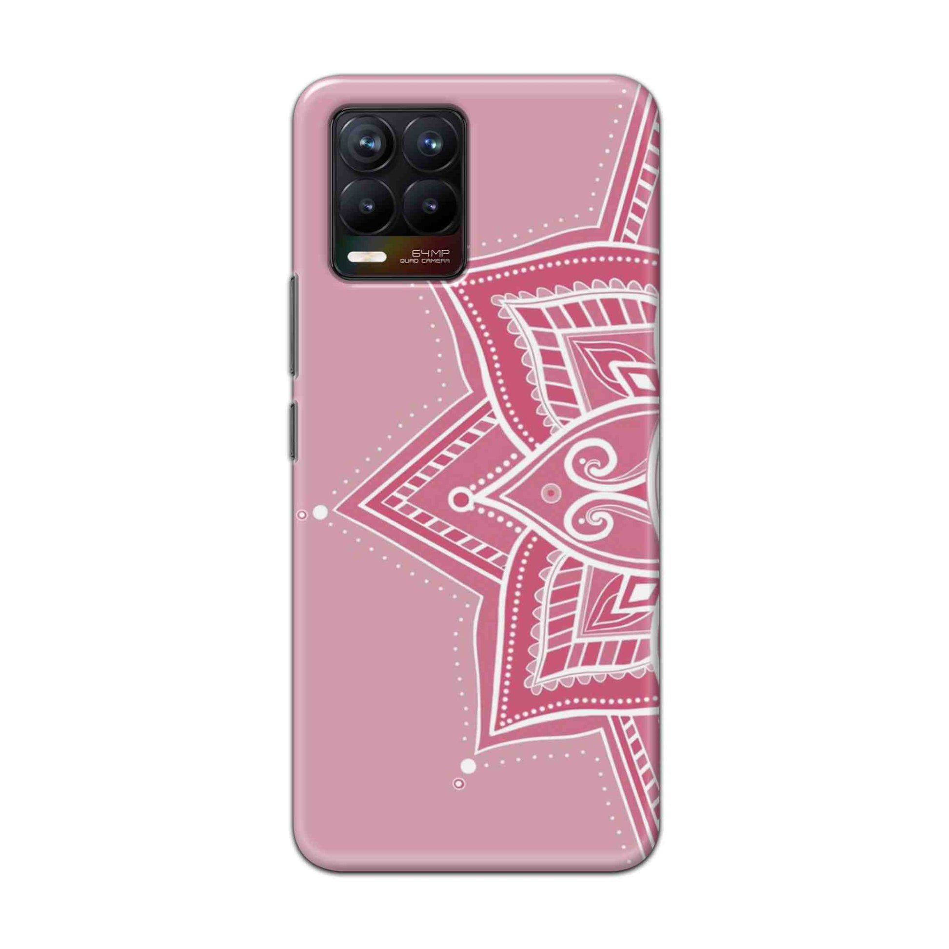 Buy Pink Rangoli Hard Back Mobile Phone Case Cover For Realme 8 Online