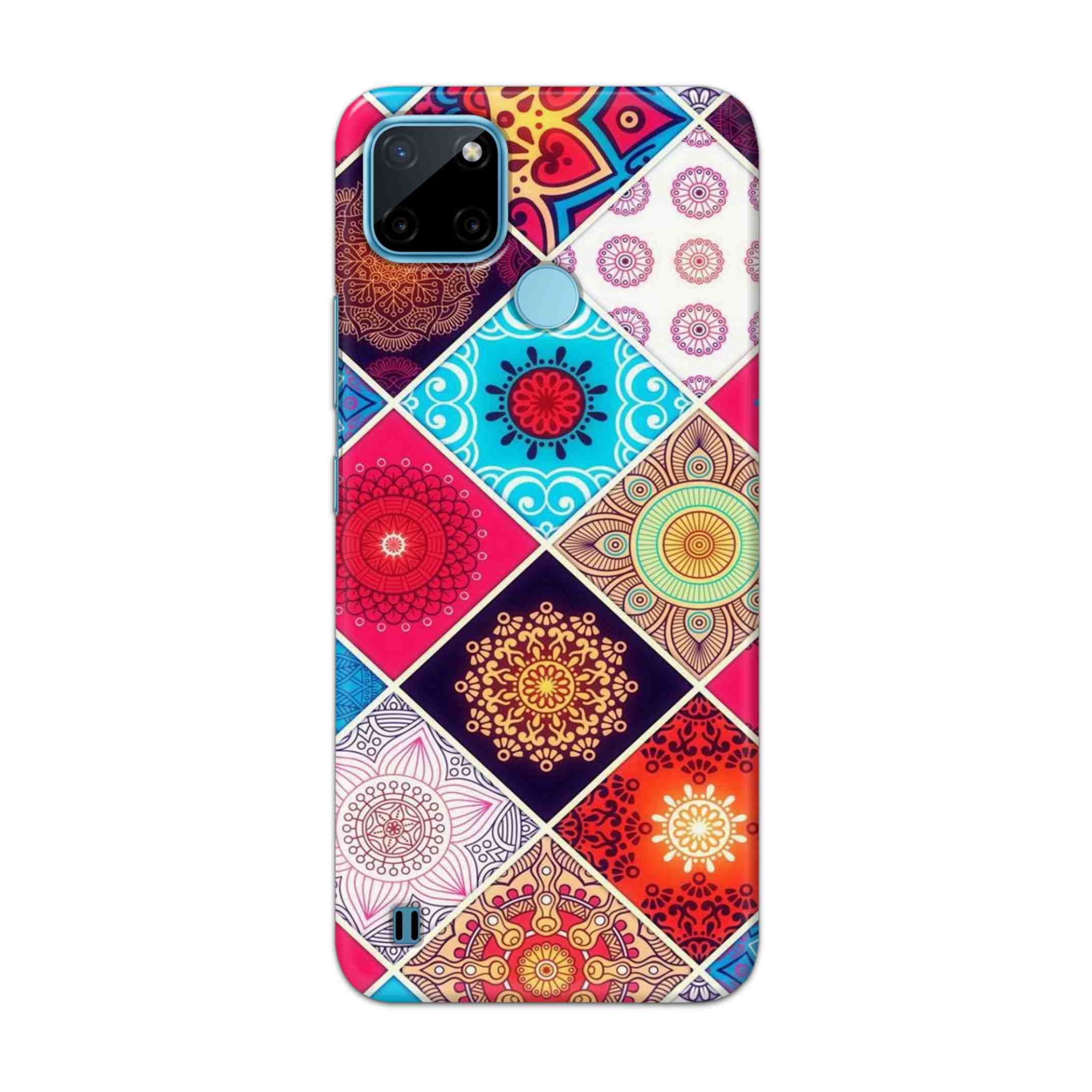 Buy Rainbow Mandala Hard Back Mobile Phone Case Cover For Realme C21Y Online