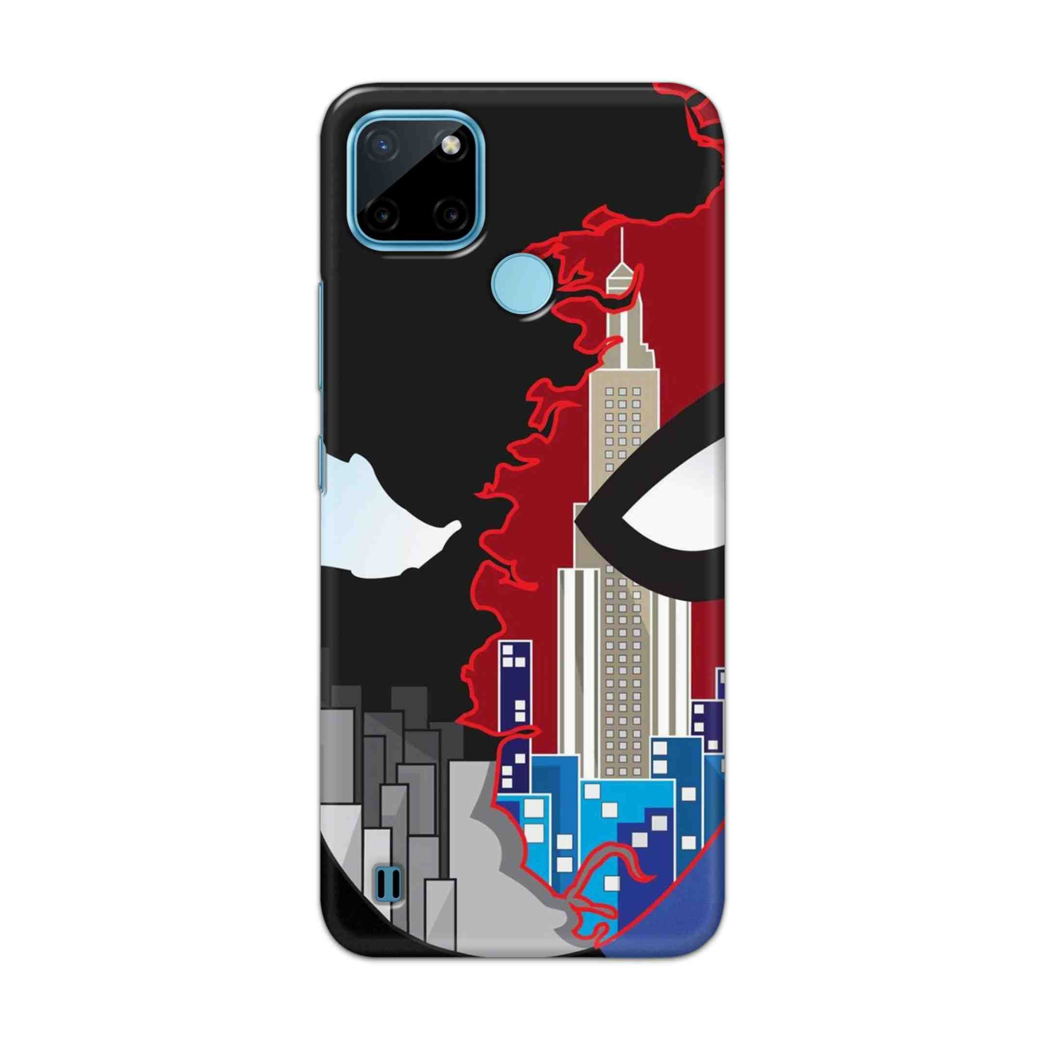 Buy Red And Black Spiderman Hard Back Mobile Phone Case Cover For Realme C21Y Online