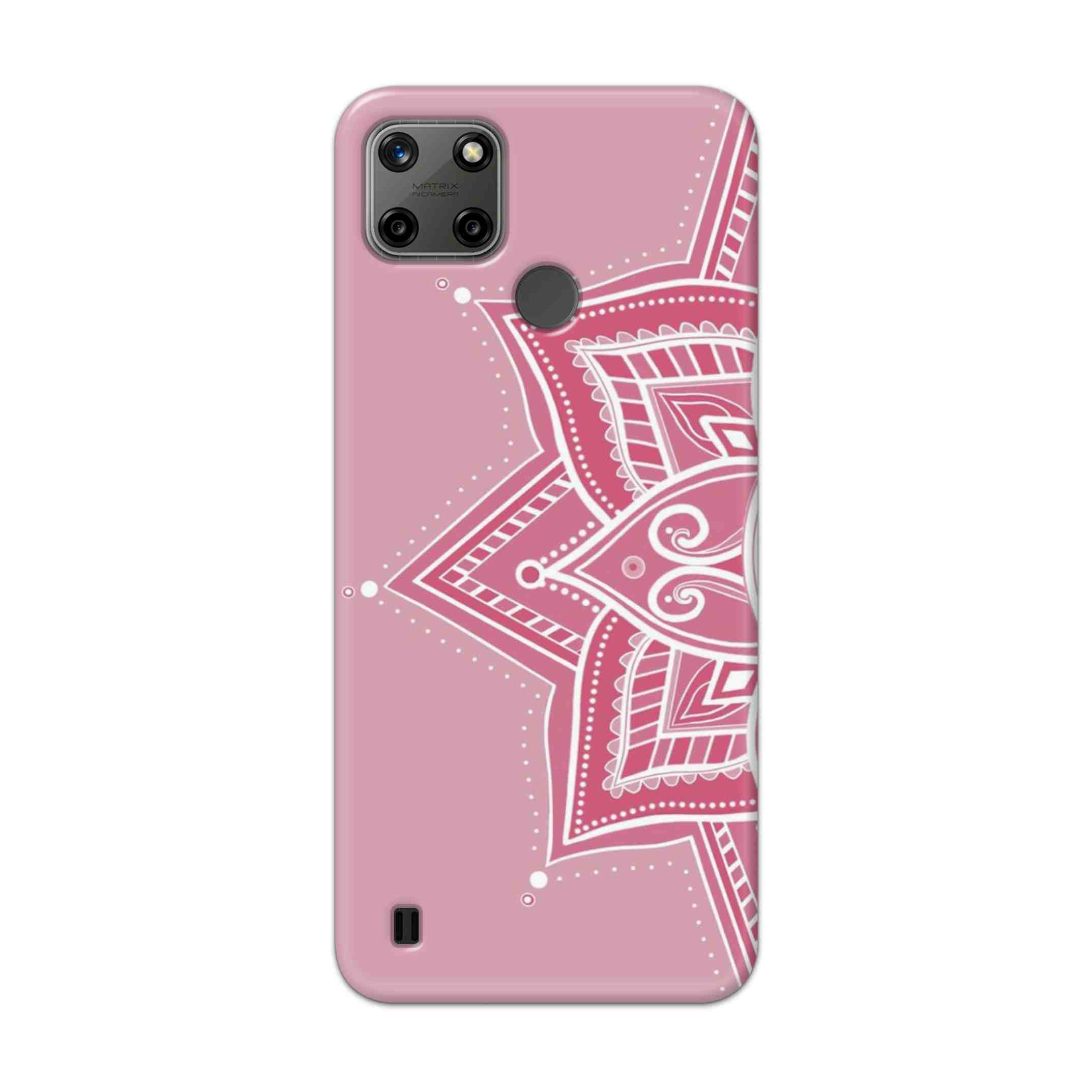 Buy Pink Rangoli Hard Back Mobile Phone Case Cover For Realme C25Y Online