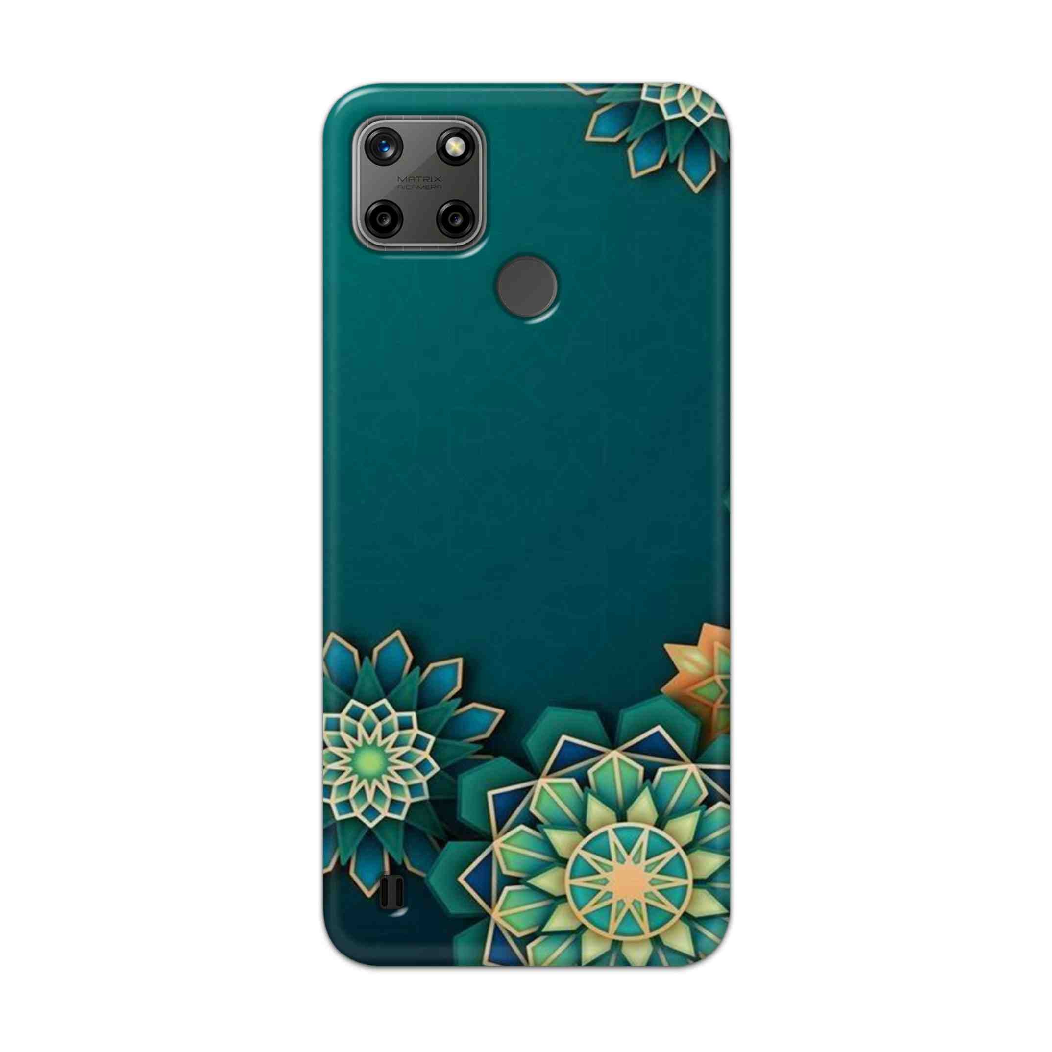 Buy Green Flower Hard Back Mobile Phone Case Cover For Realme C25Y Online