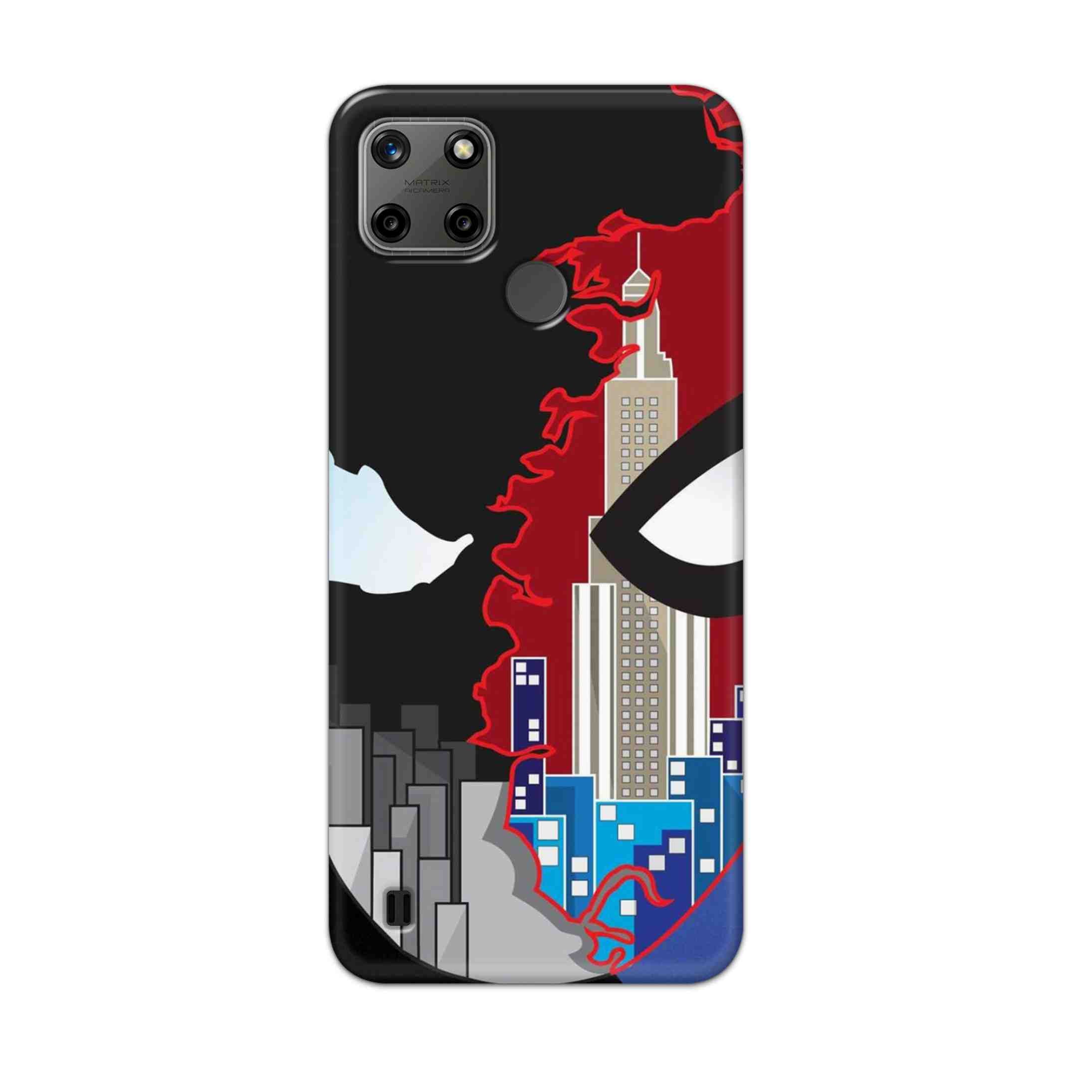 Buy Red And Black Spiderman Hard Back Mobile Phone Case Cover For Realme C25Y Online