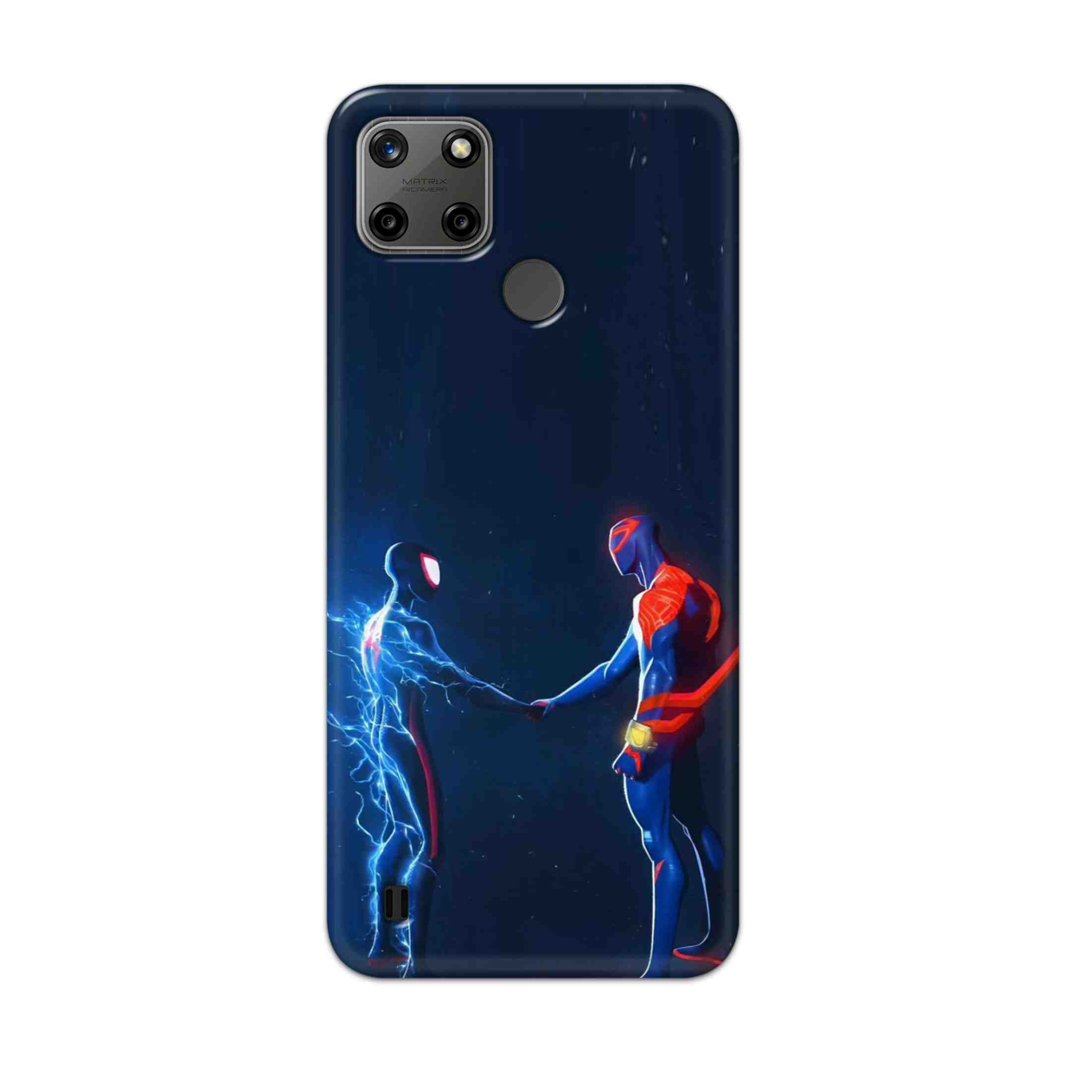 Buy Miles Morales Meet With Spiderman Hard Back Mobile Phone Case Cover For Realme C25Y Online