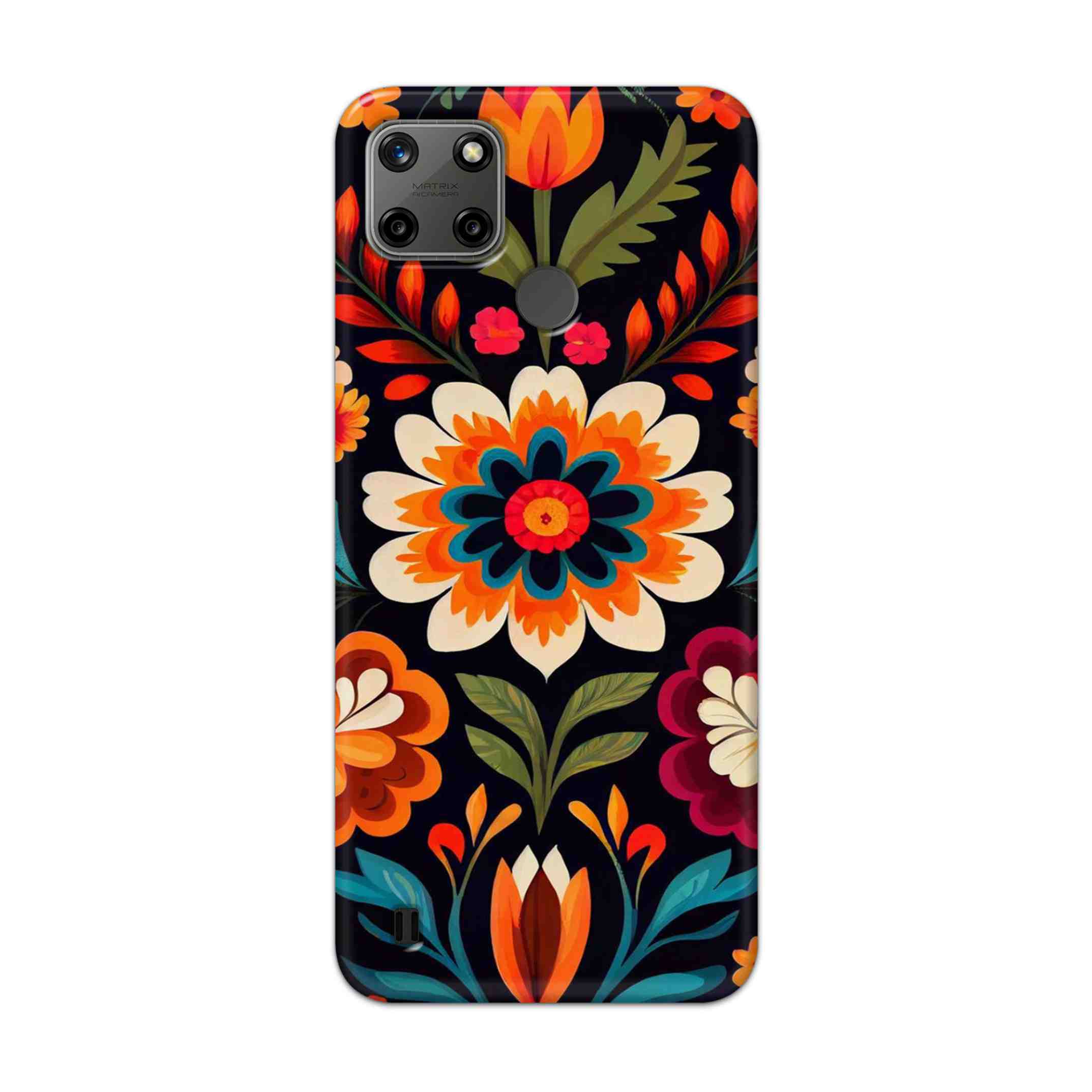 Buy Flower Hard Back Mobile Phone Case Cover For Realme C25Y Online