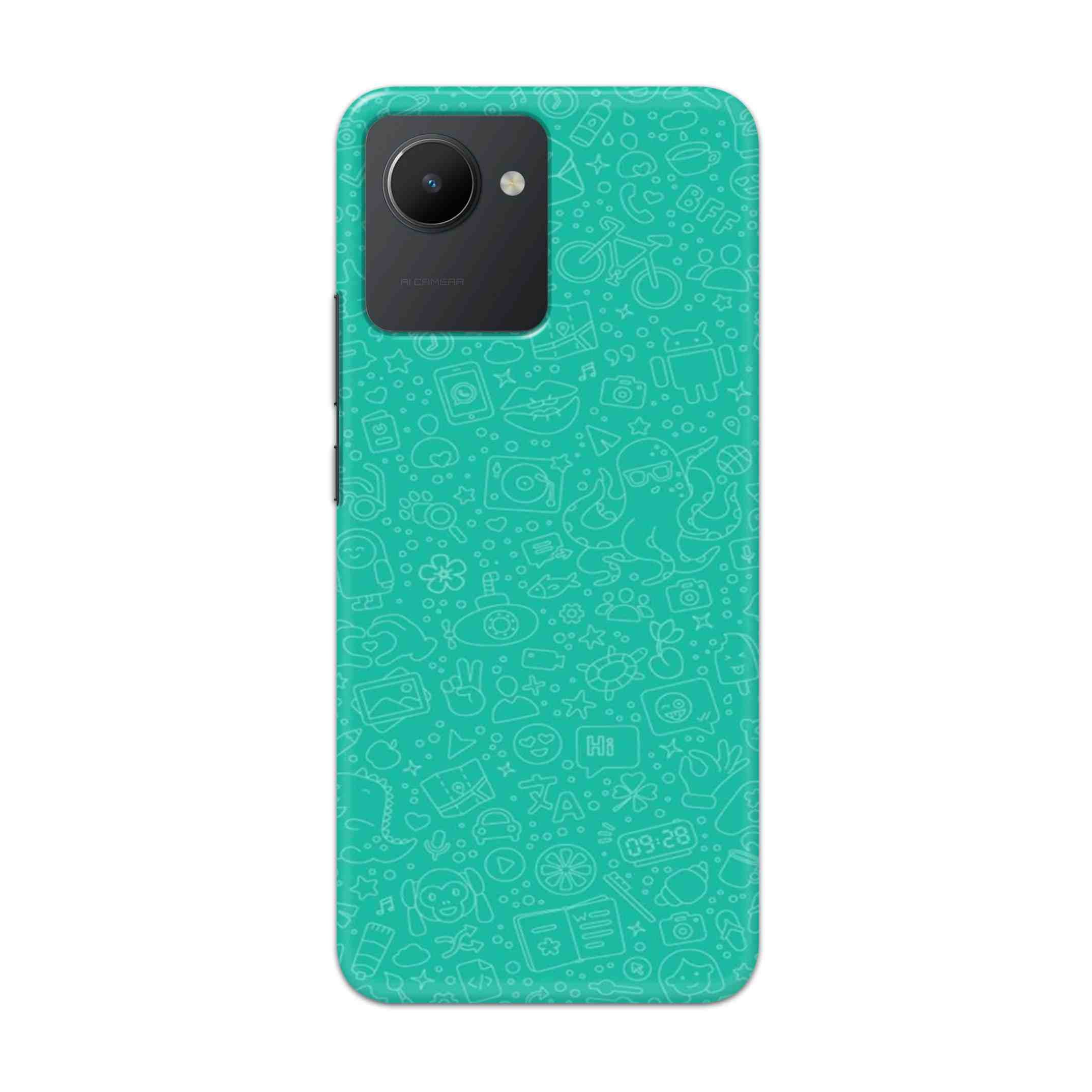 Buy Whatsapp Hard Back Mobile Phone Case Cover For Realme C30 Online