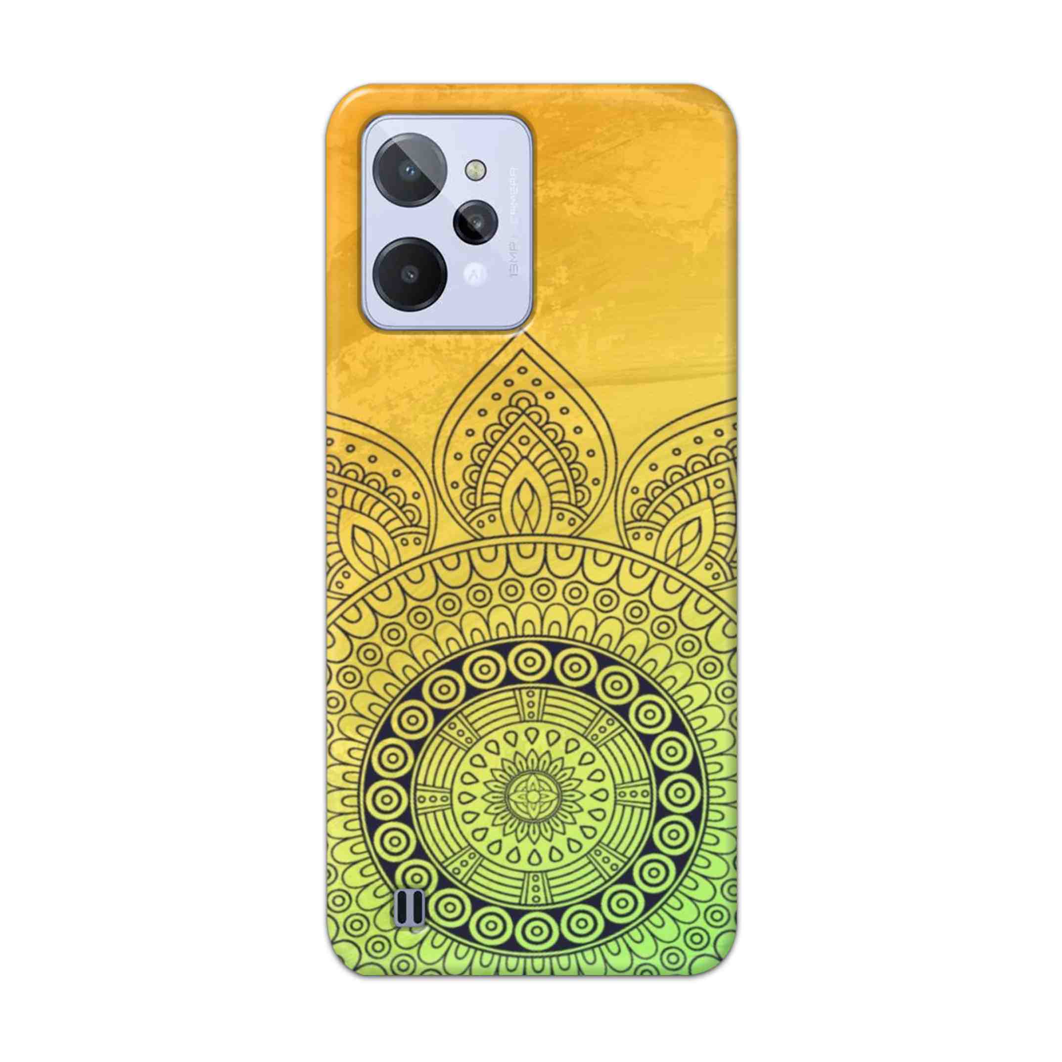 Buy Yellow Rangoli Hard Back Mobile Phone Case Cover For Realme C31 Online