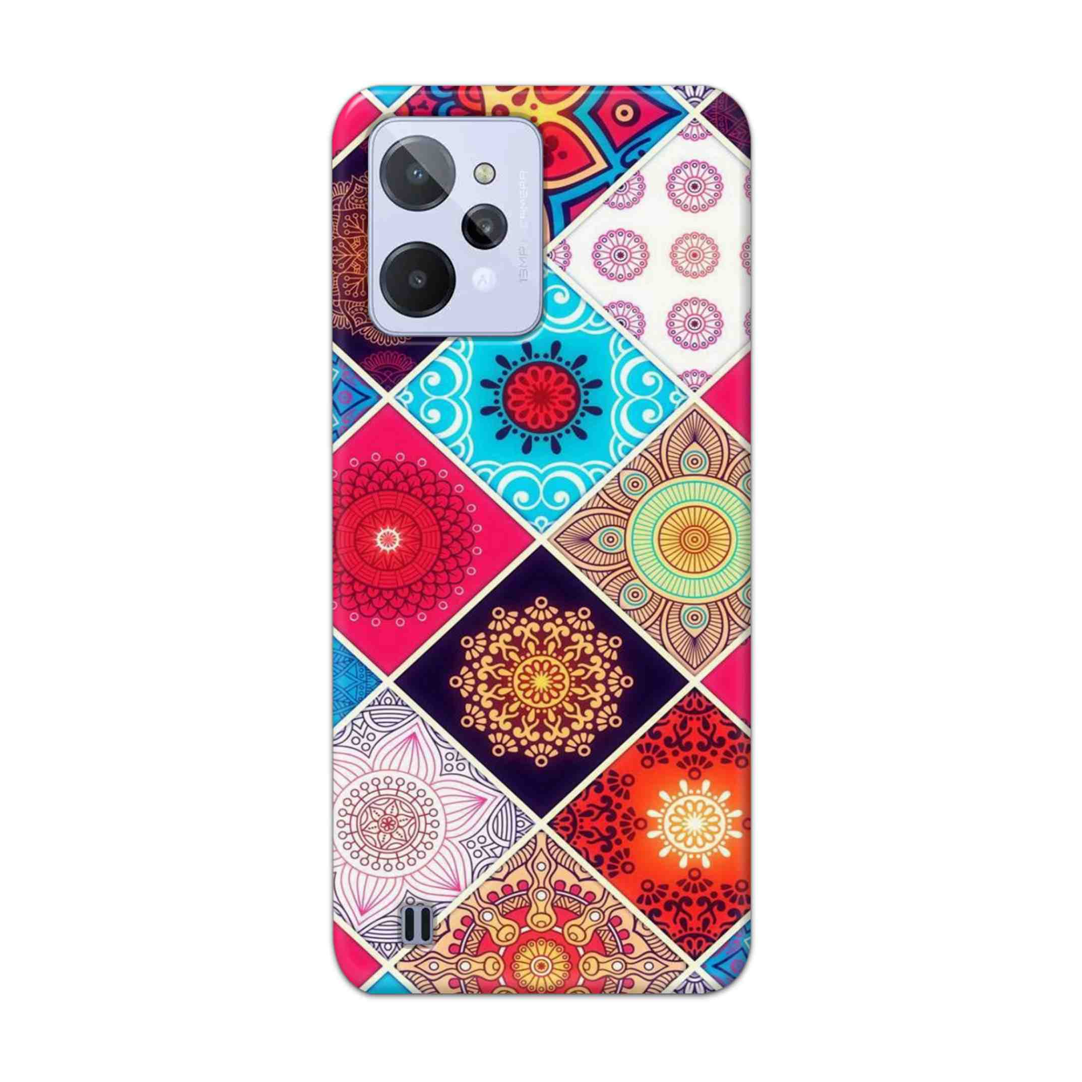 Buy Rainbow Mandala Hard Back Mobile Phone Case Cover For Realme C31 Online
