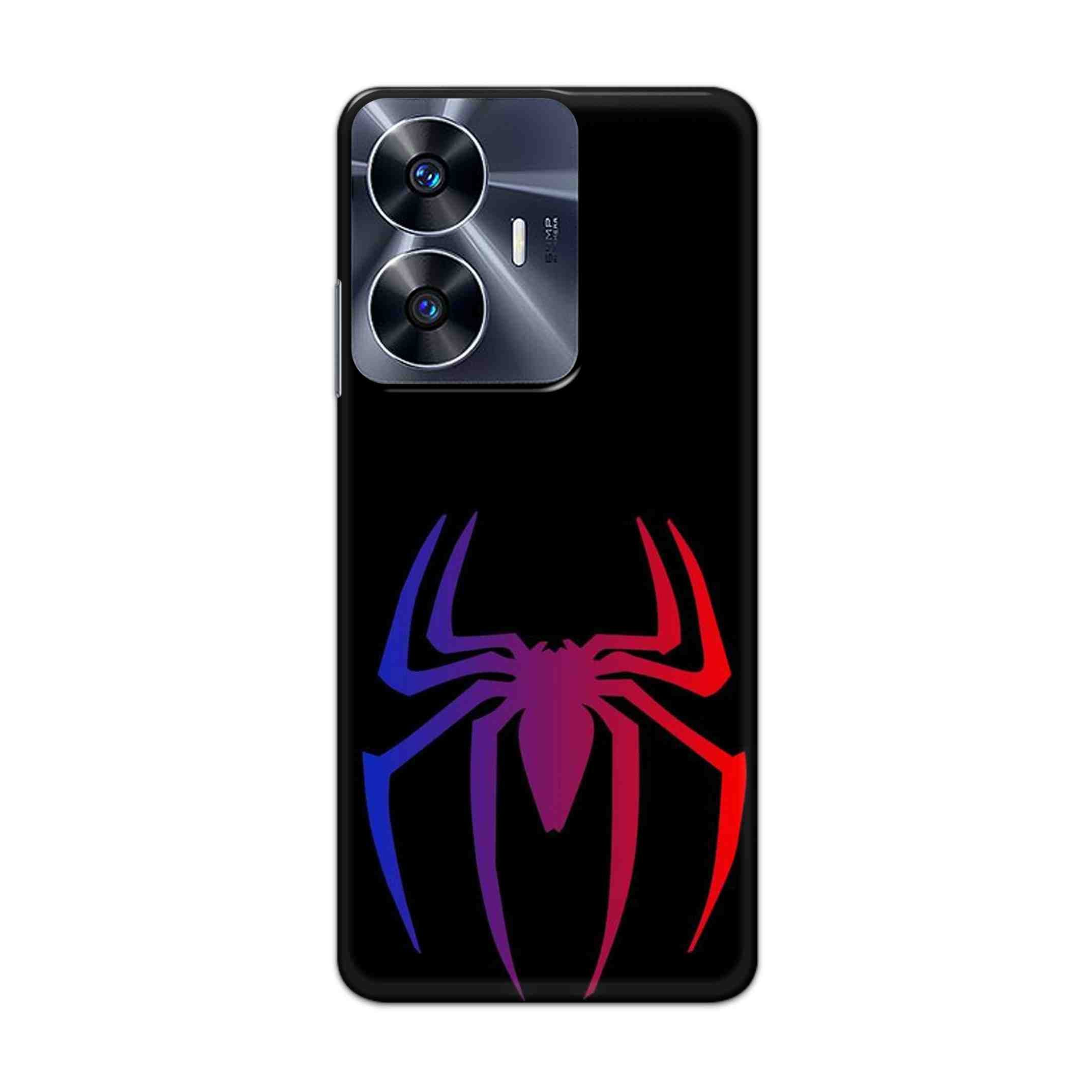 Buy Neon Spiderman Logo Hard Back Mobile Phone Case Cover For Realme C55 Online