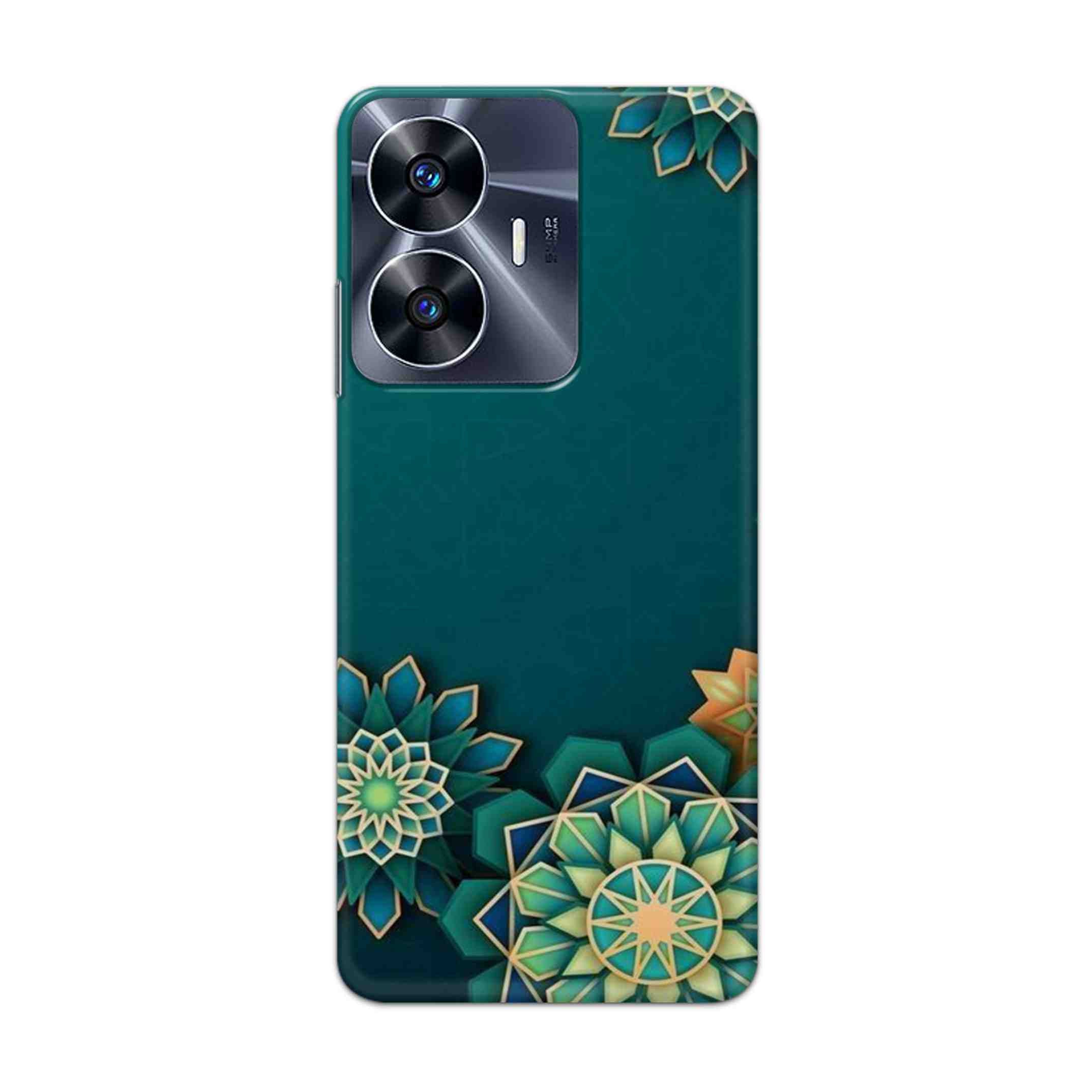 Buy Green Flower Hard Back Mobile Phone Case Cover For Realme C55 Online