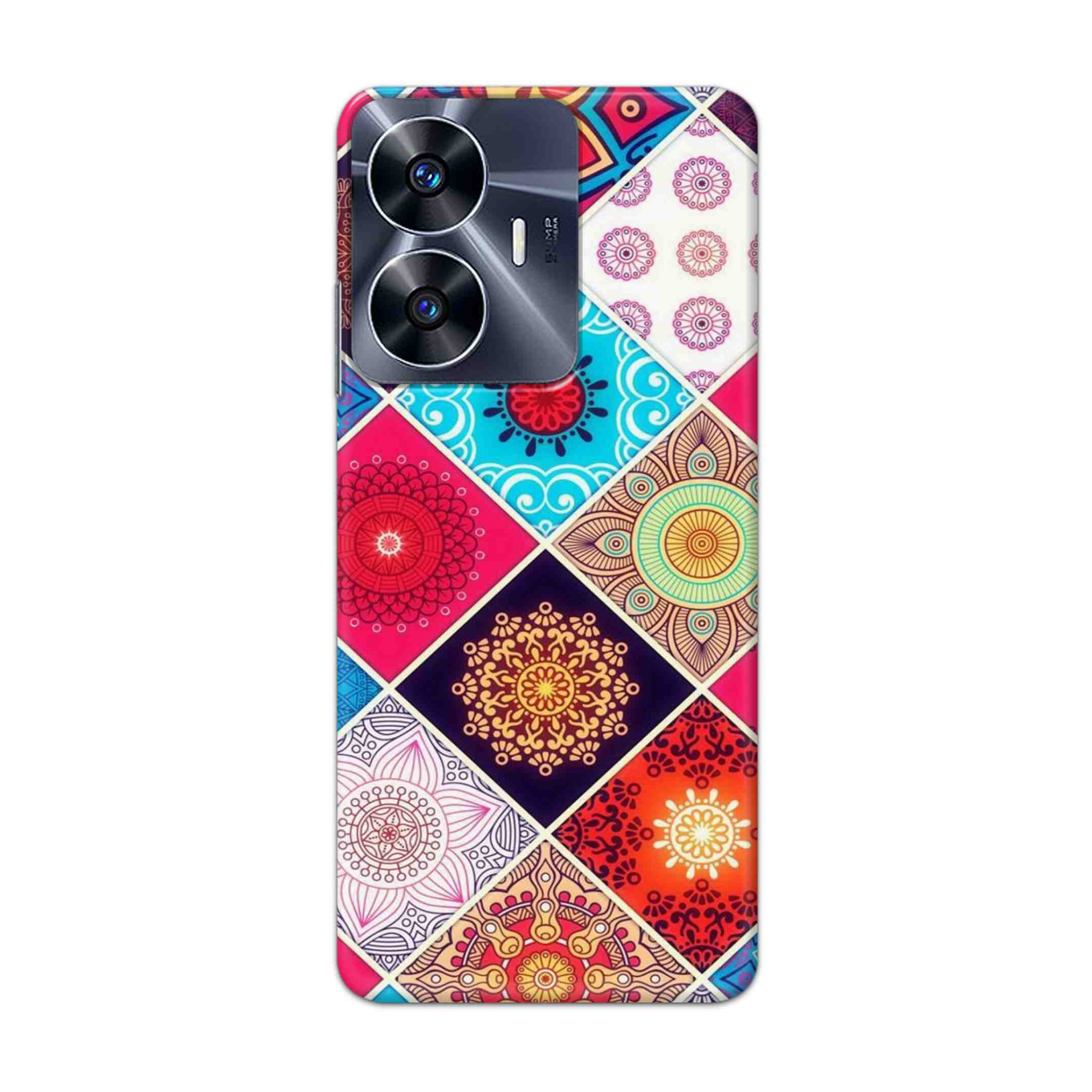 Buy Rainbow Mandala Hard Back Mobile Phone Case Cover For Realme C55 Online