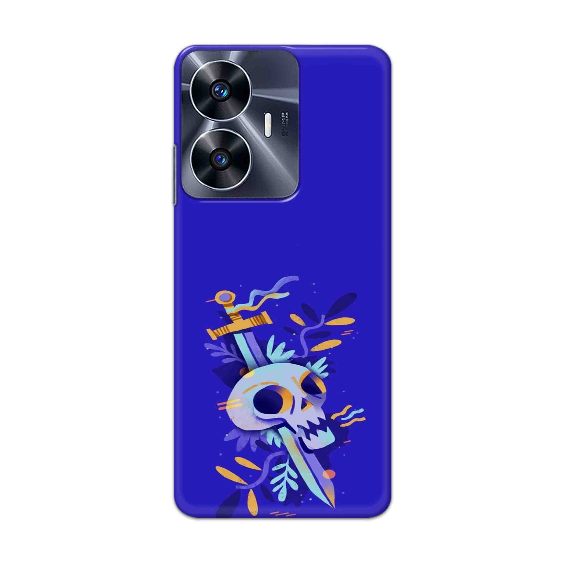 Buy Blue Skull Hard Back Mobile Phone Case Cover For Realme C55 Online