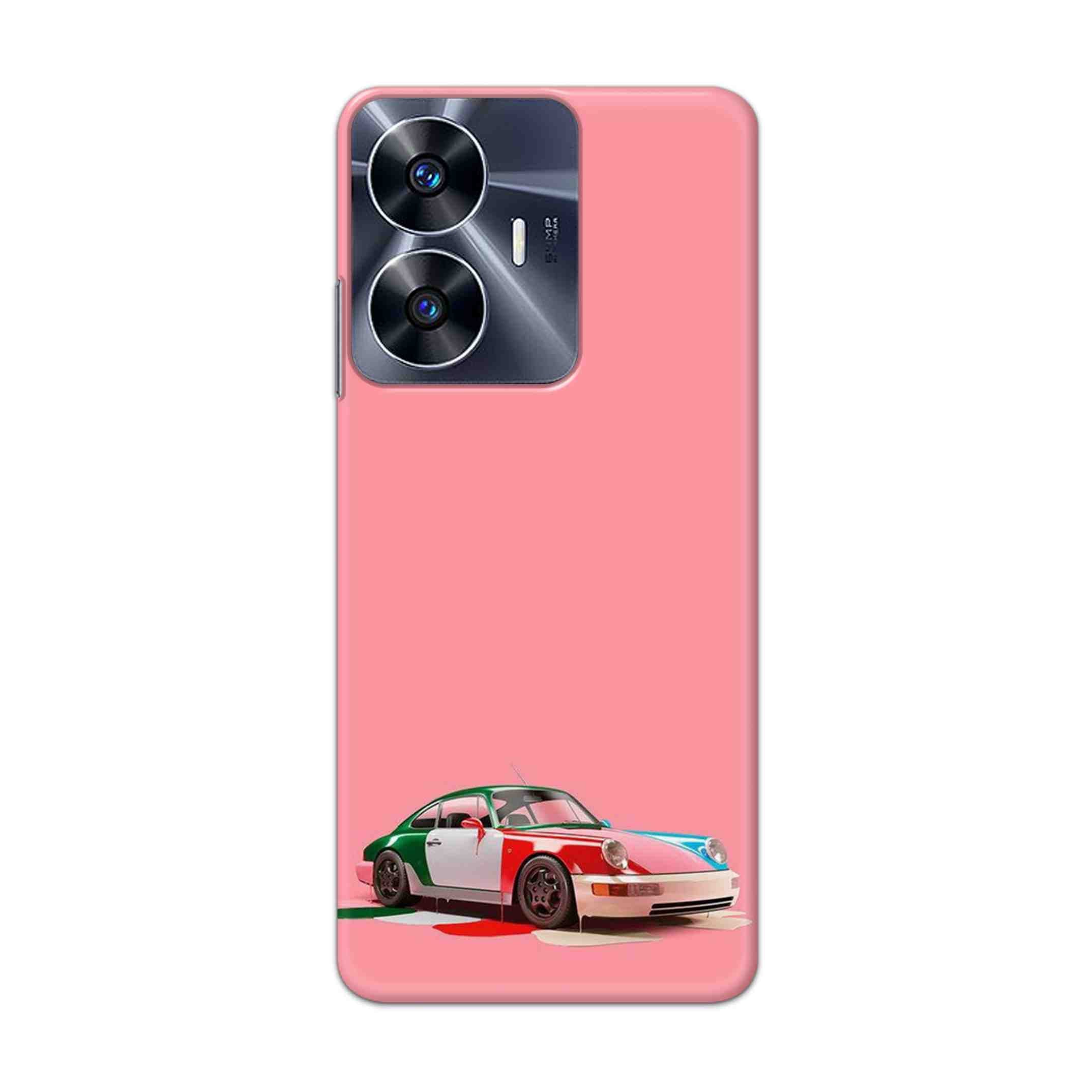 Buy Pink Porche Hard Back Mobile Phone Case Cover For Realme C55 Online