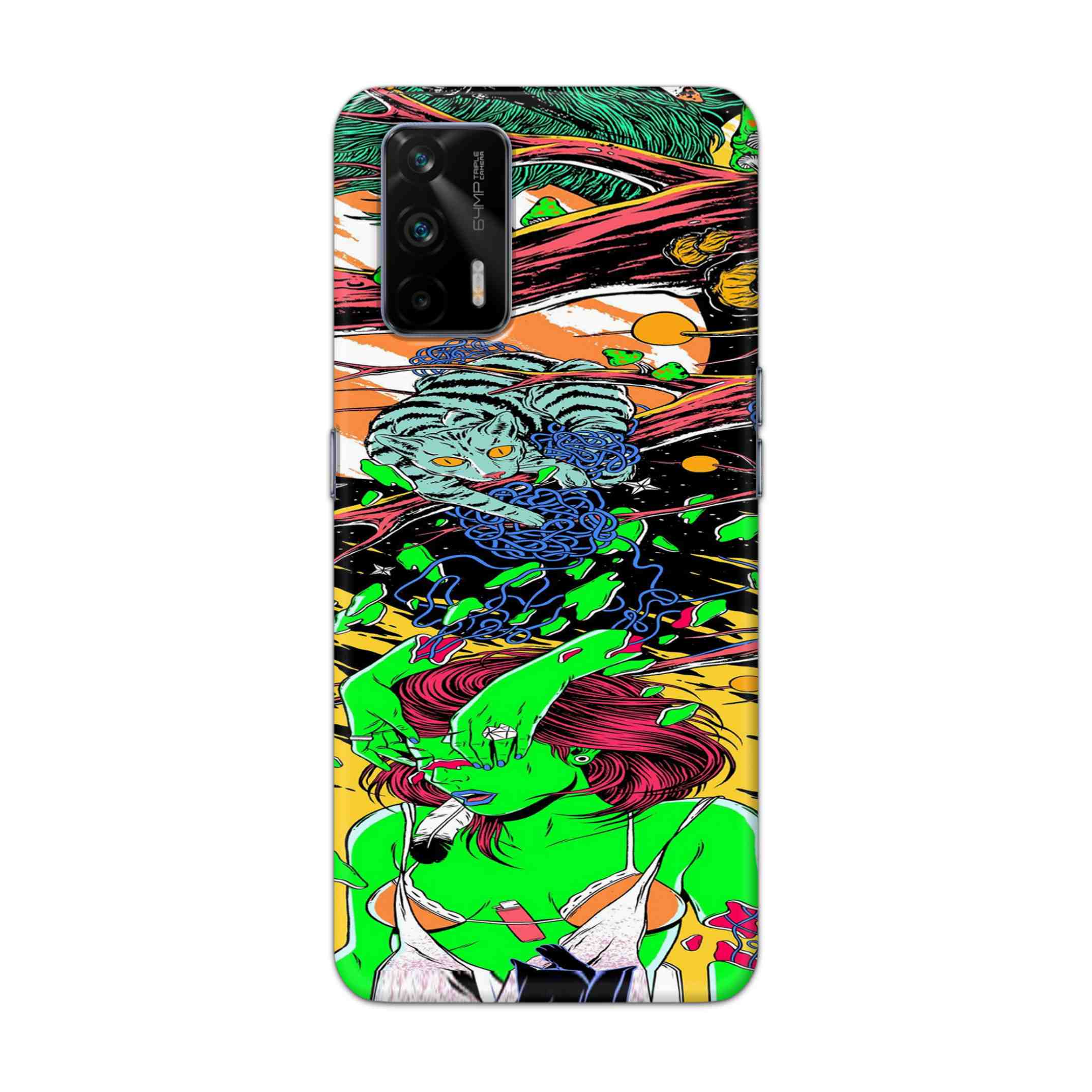 Buy Green Girl Art Hard Back Mobile Phone Case Cover For Realme GT 5G Online