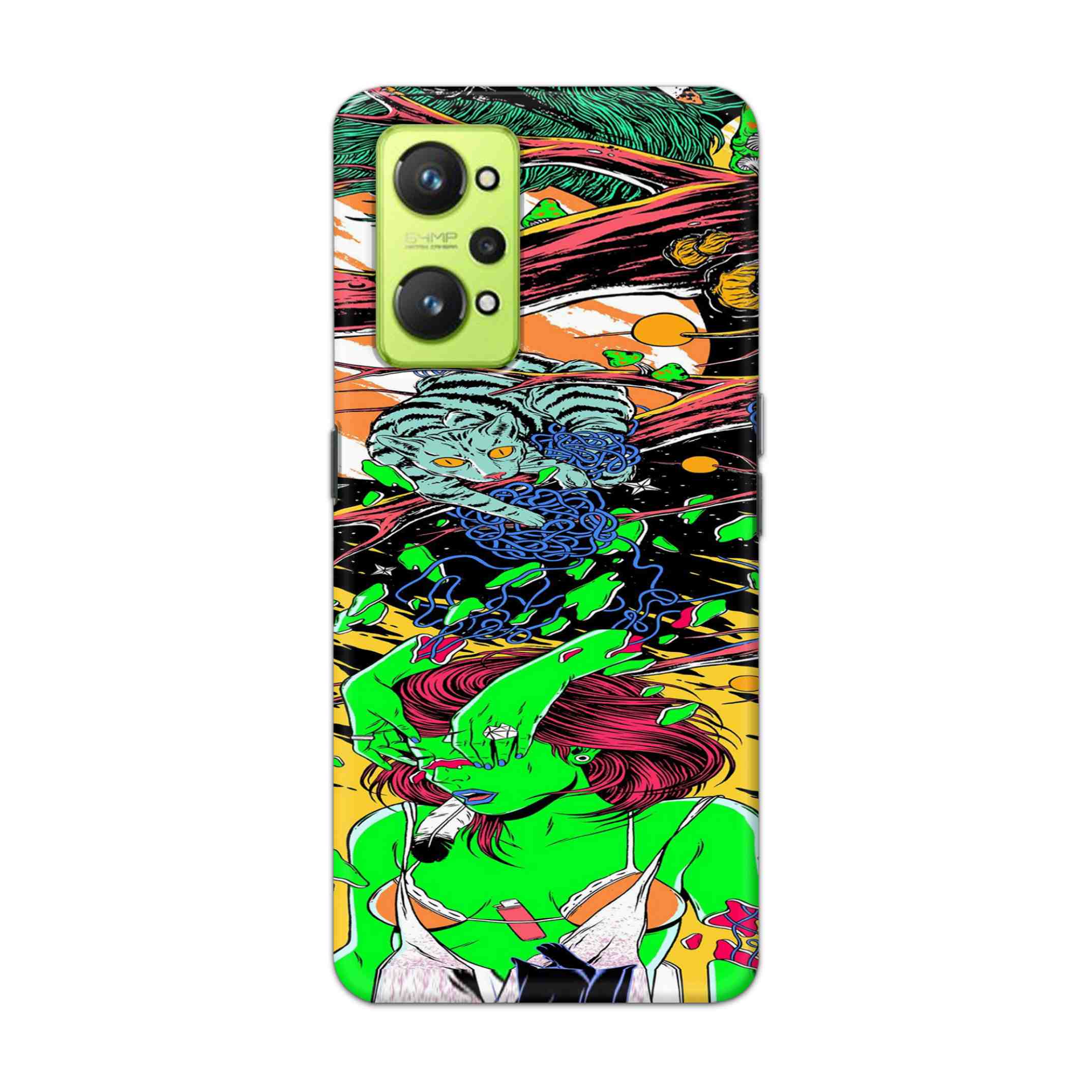 Buy Green Girl Art Hard Back Mobile Phone Case Cover For Realme GT Neo2 Online