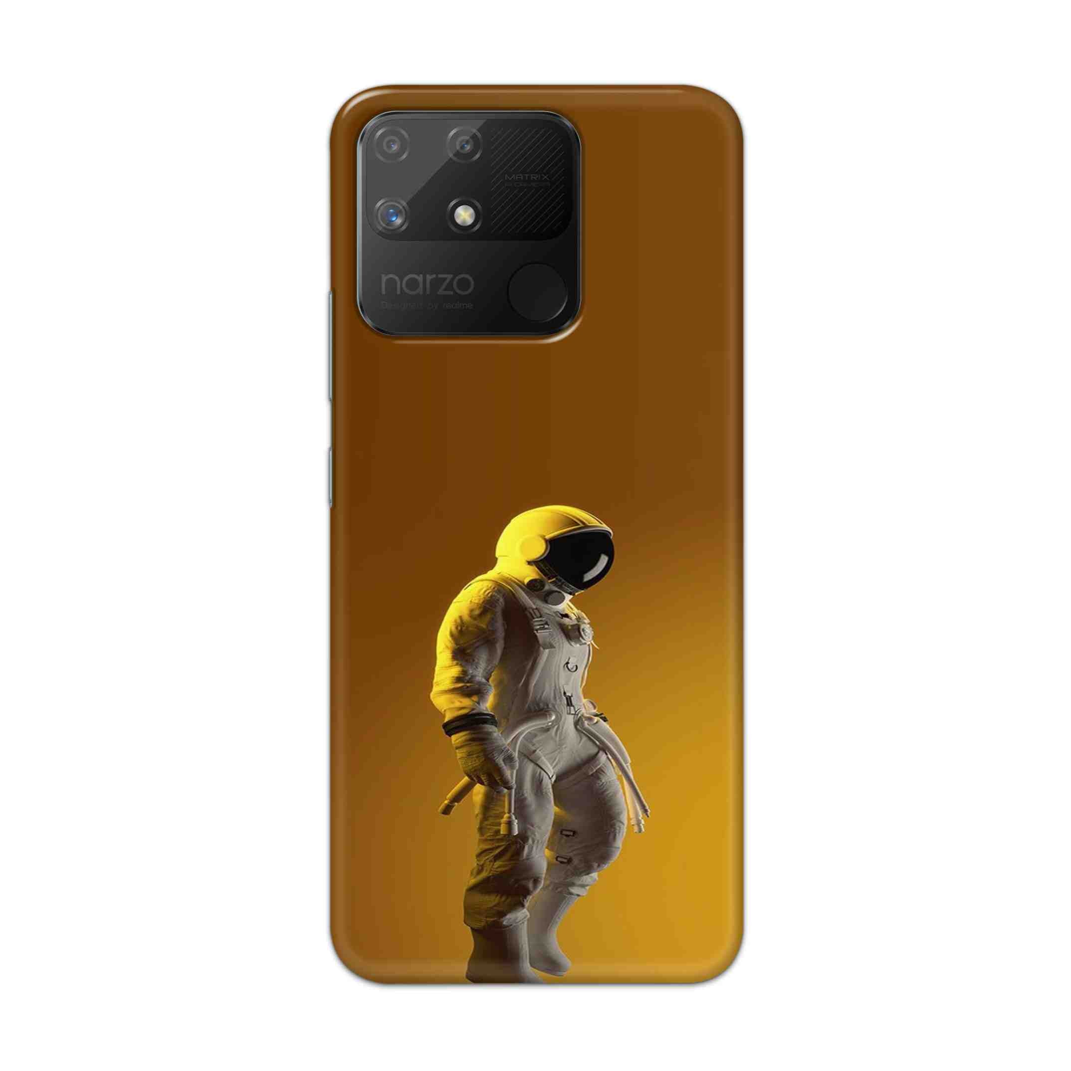 Buy Yellow Astronaut Hard Back Mobile Phone Case Cover For Realme Narzo 50a Online