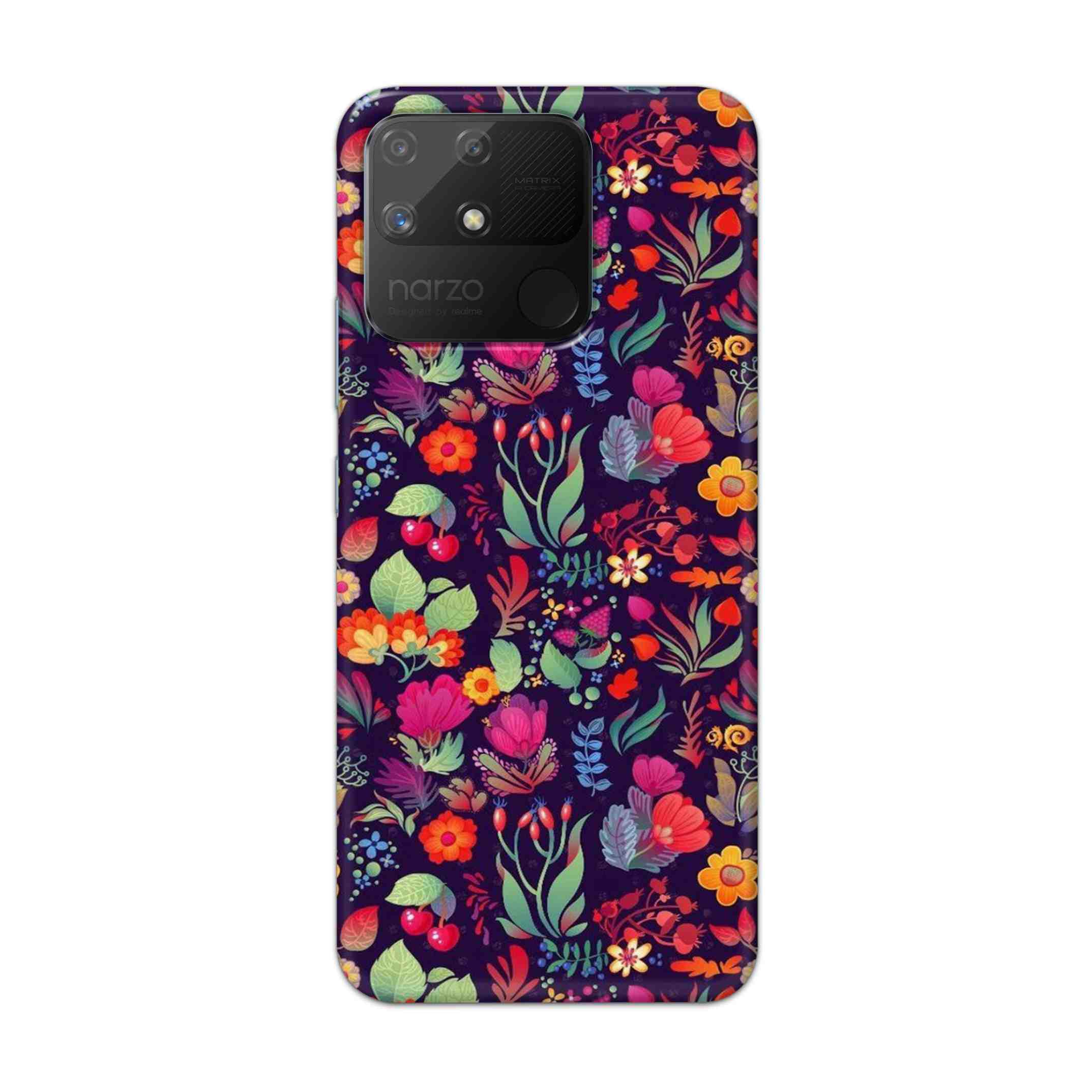 Buy Fruits Flower Hard Back Mobile Phone Case Cover For Realme Narzo 50a Online