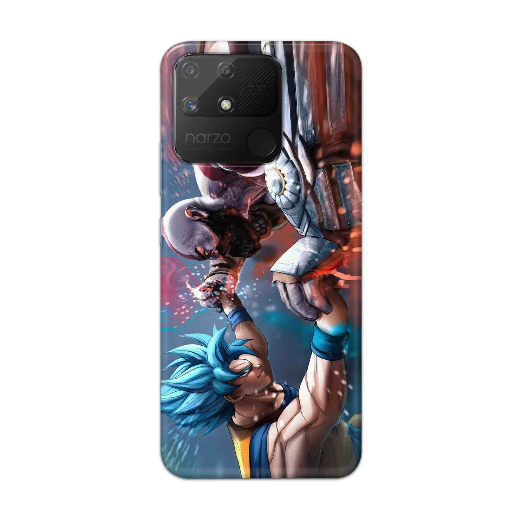 Buy Goku Vs Kratos Hard Back Mobile Phone Case Cover For Realme Narzo 50a Online