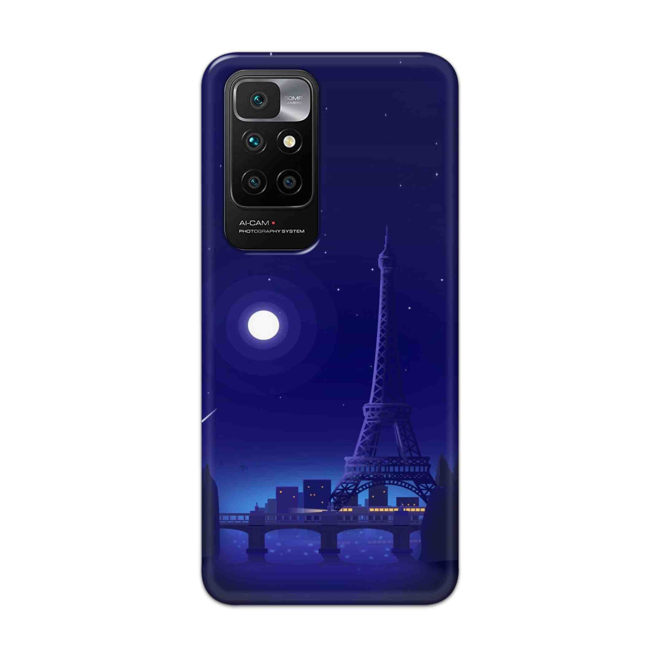 Buy Night Eiffel Tower Hard Back Mobile Phone Case Cover For Redmi 10 Prime Online