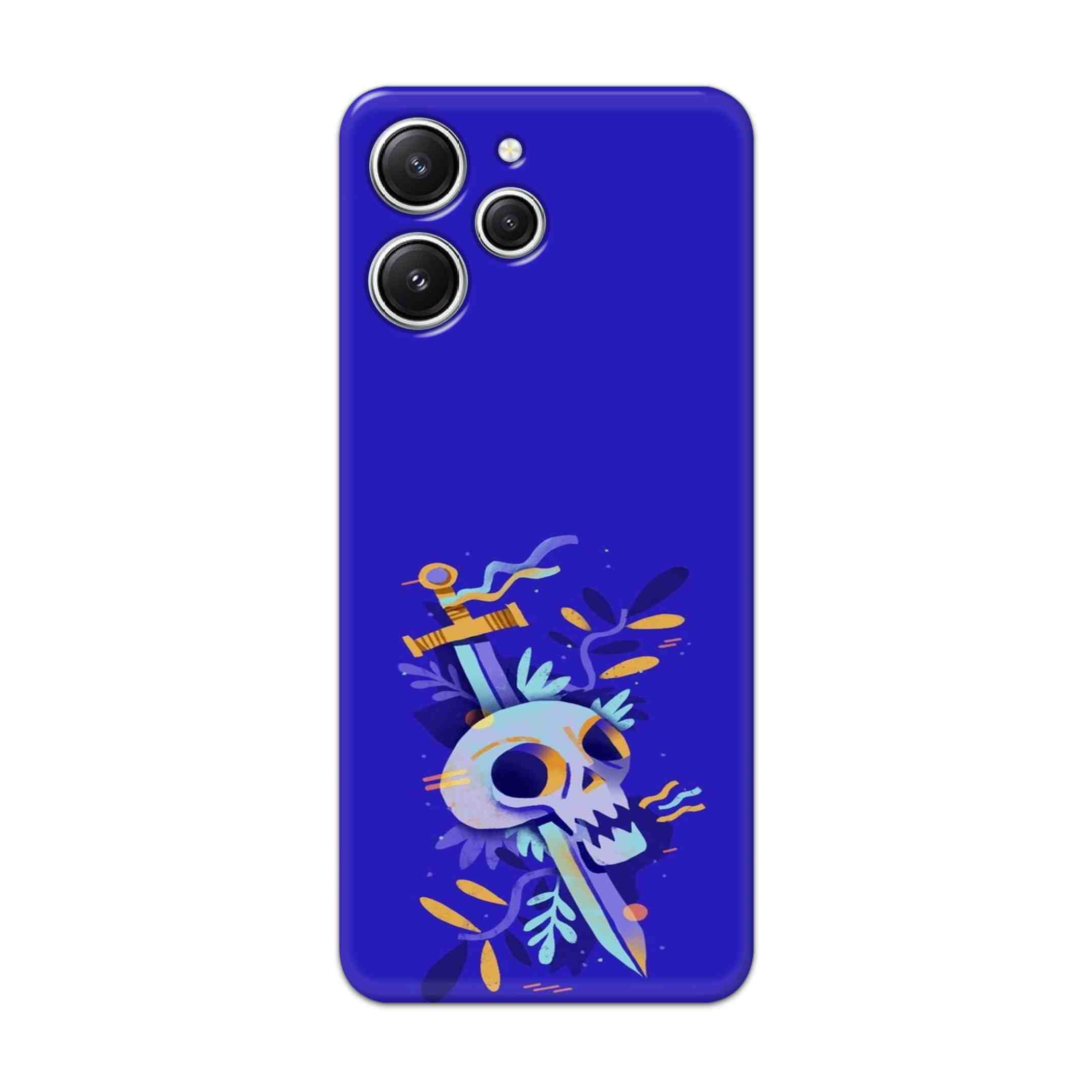 Buy Blue Skull Hard Back Mobile Phone Case/Cover For Redmi 12 4G Online
