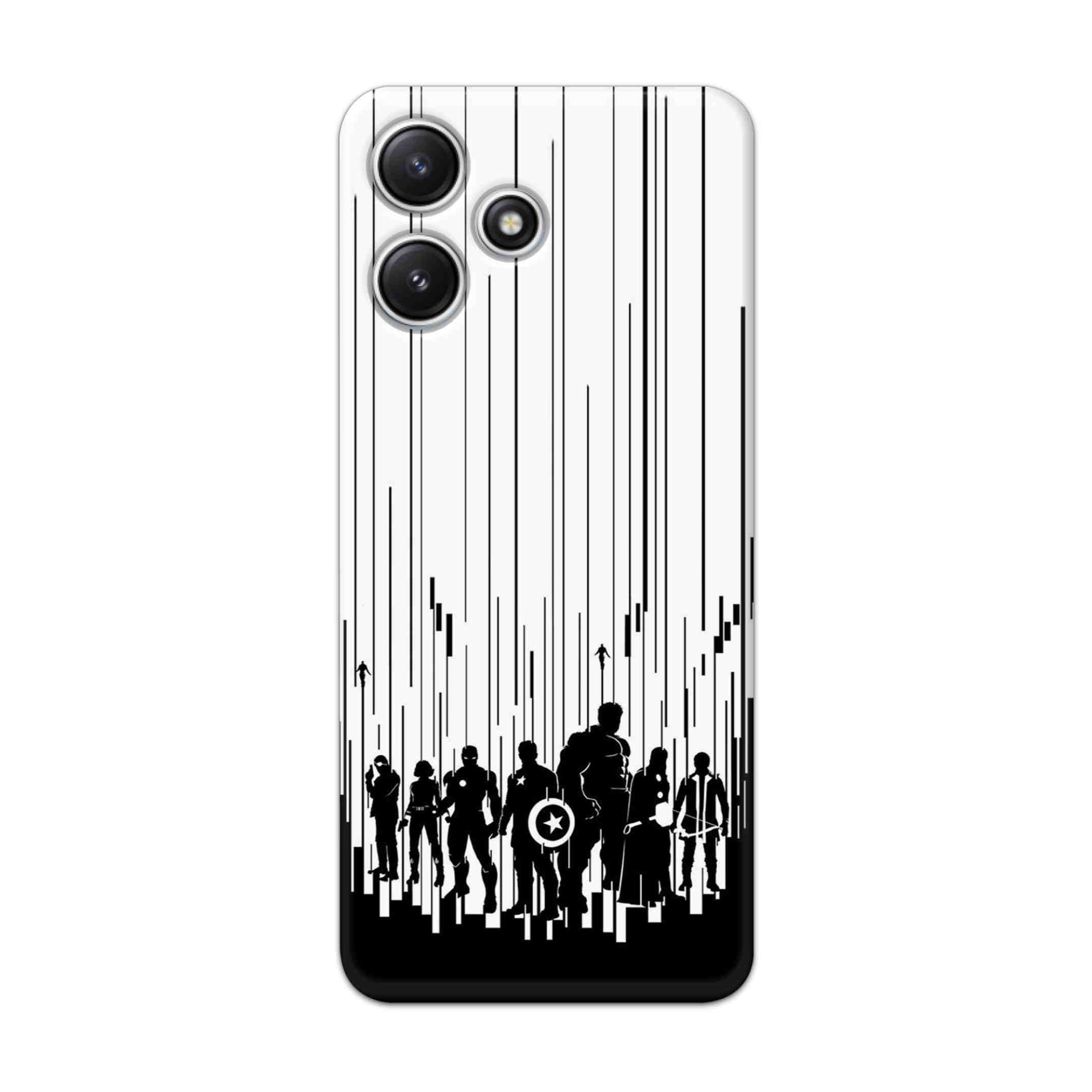 Buy Black And White Avanegers Hard Back Mobile Phone Case/Cover For Redmi 12 5G Online