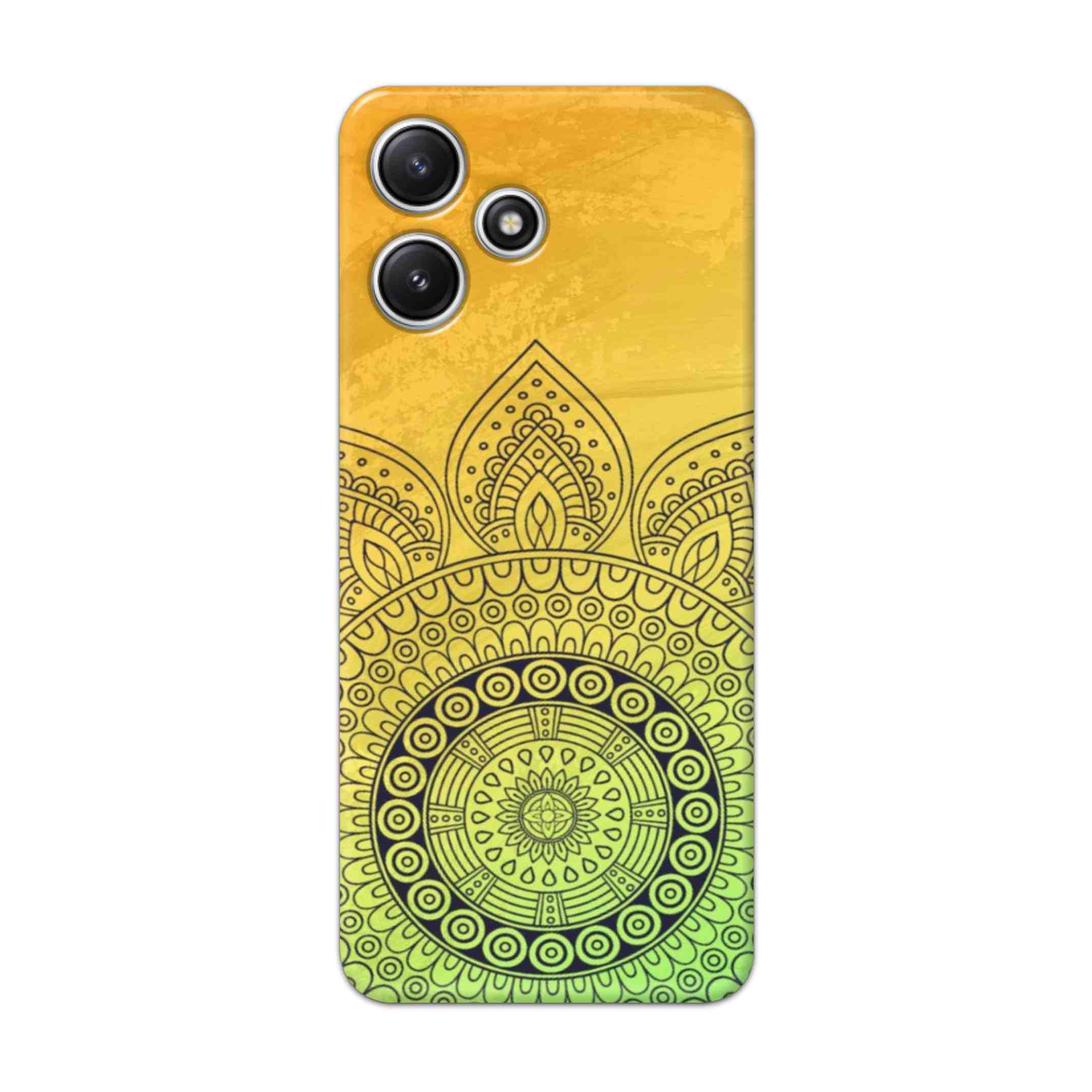 Buy Yellow Rangoli Hard Back Mobile Phone Case/Cover For Redmi 12 5G Online