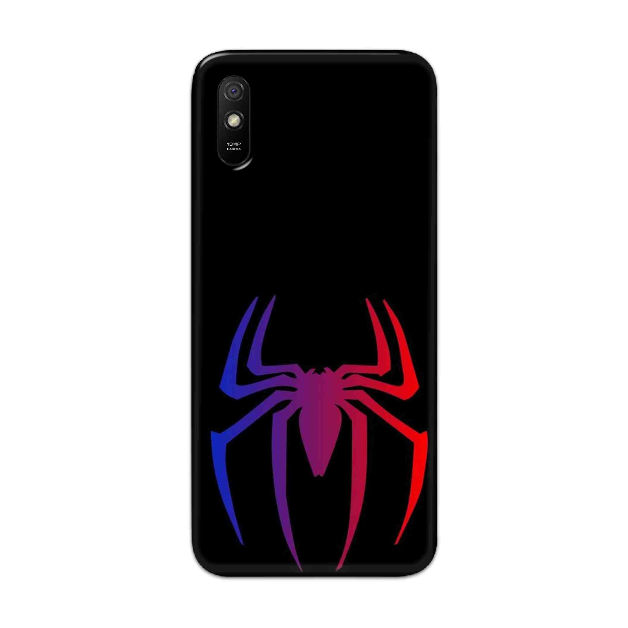 Buy Neon Spiderman Logo Hard Back Mobile Phone Case Cover For Redmi 9A Online