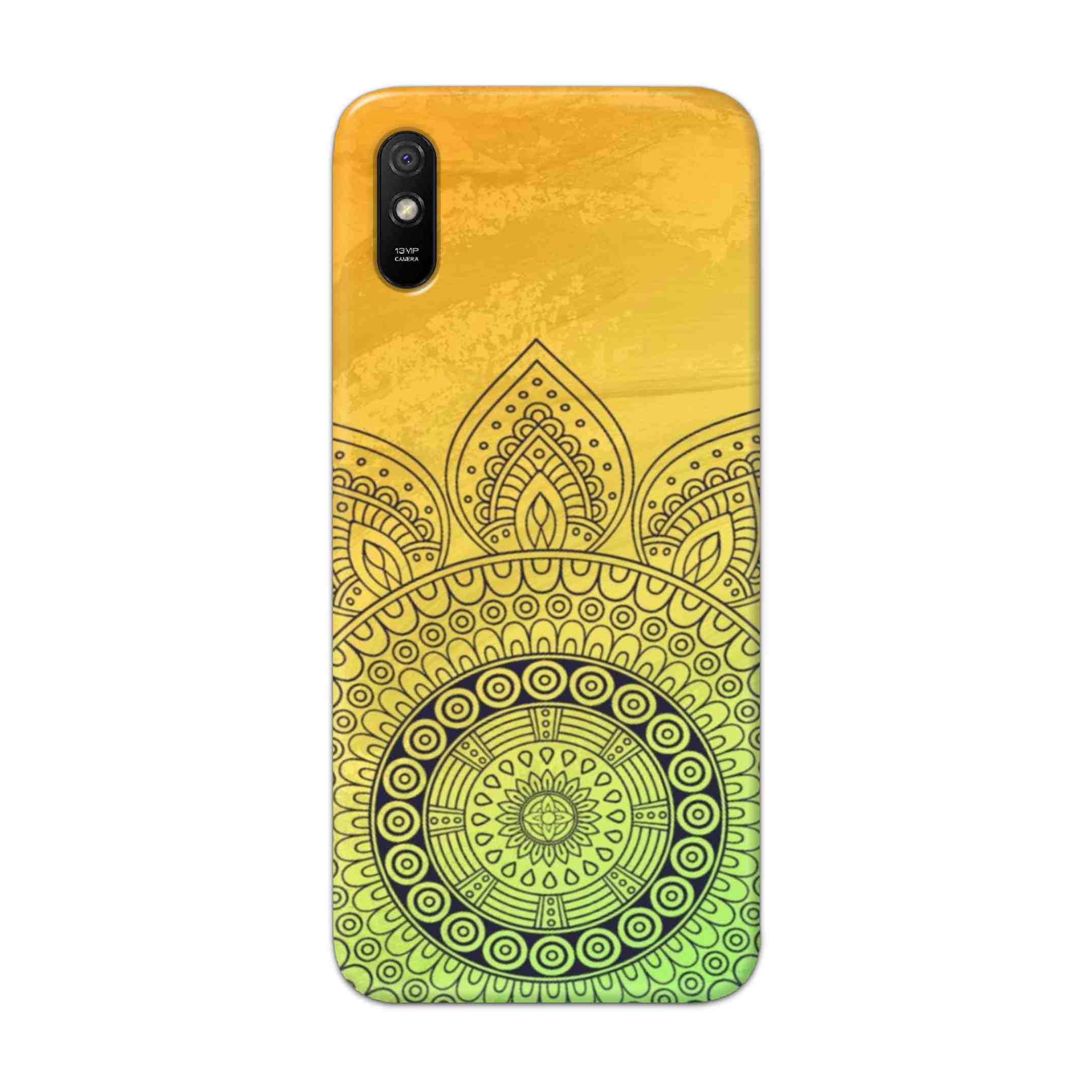 Buy Yellow Rangoli Hard Back Mobile Phone Case Cover For Redmi 9A Online
