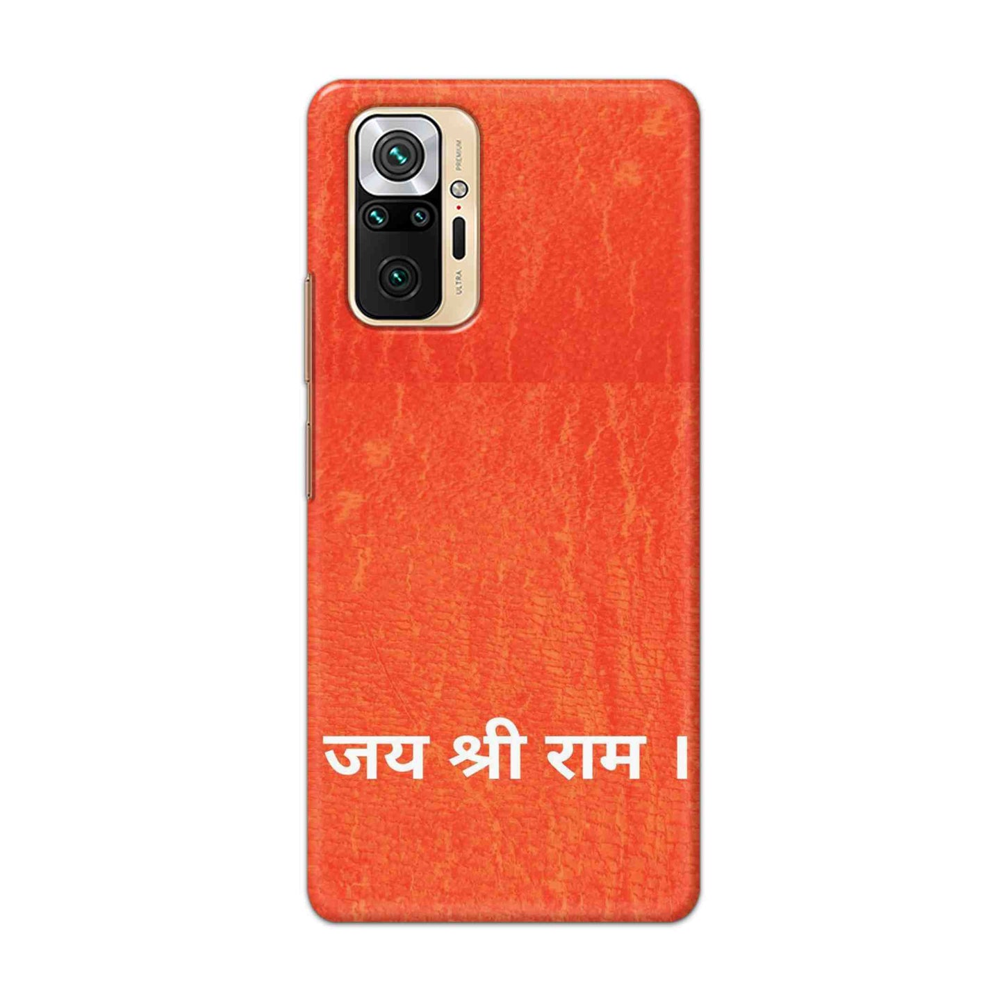 Buy Jai Shree Ram Hard Back Mobile Phone Case Cover For Redmi Note 10 Pro Online