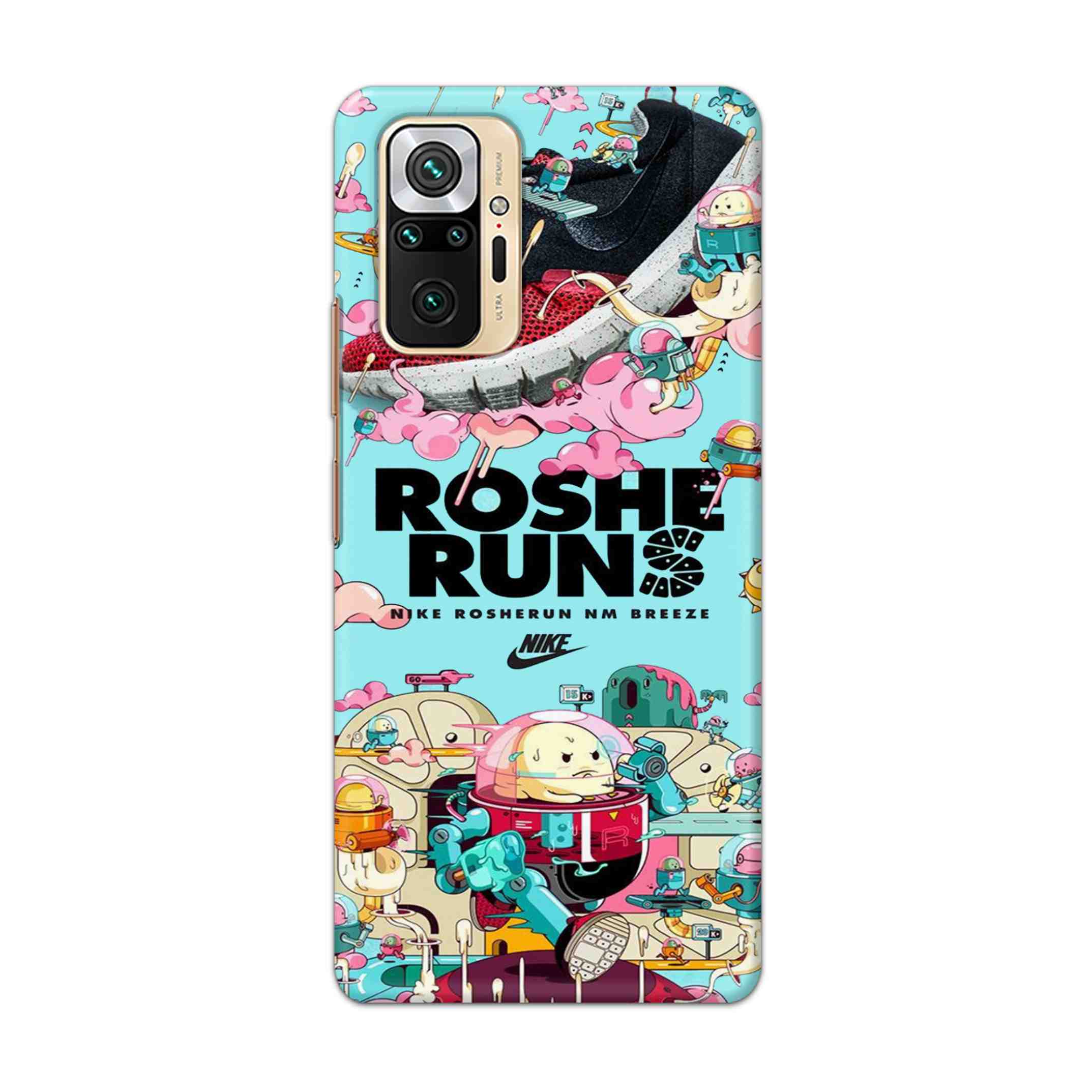 Buy Roshe Runs Hard Back Mobile Phone Case Cover For Redmi Note 10 Pro Online