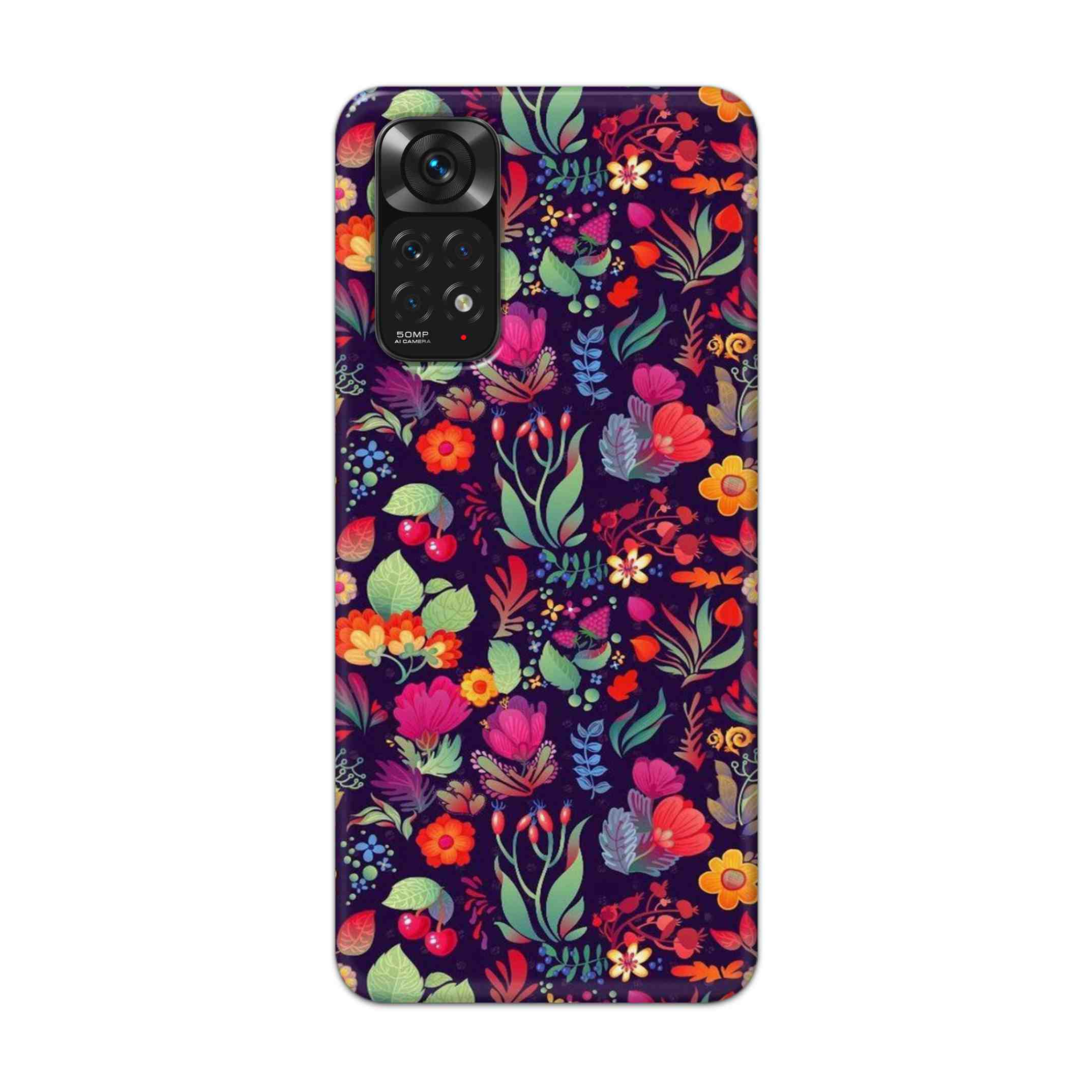 Buy Fruits Flower Hard Back Mobile Phone Case Cover For Redmi Note 11 Online