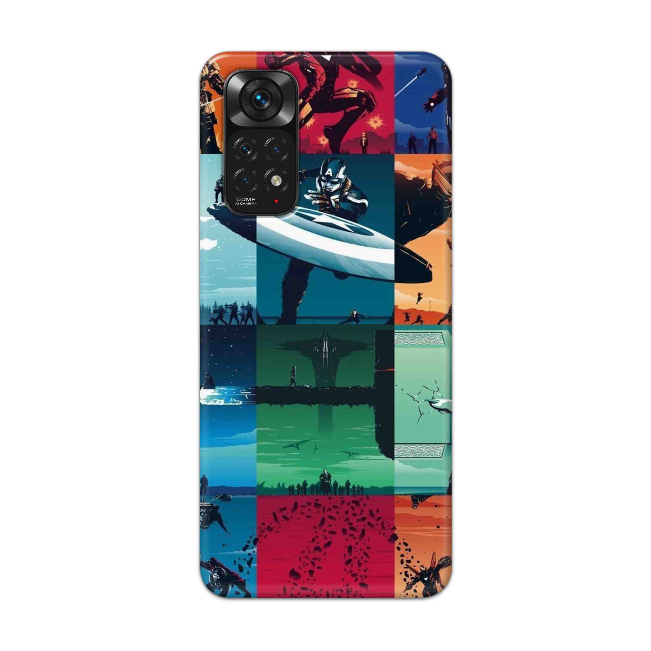 Buy Avengers Team Hard Back Mobile Phone Case Cover For Redmi Note 11 Online