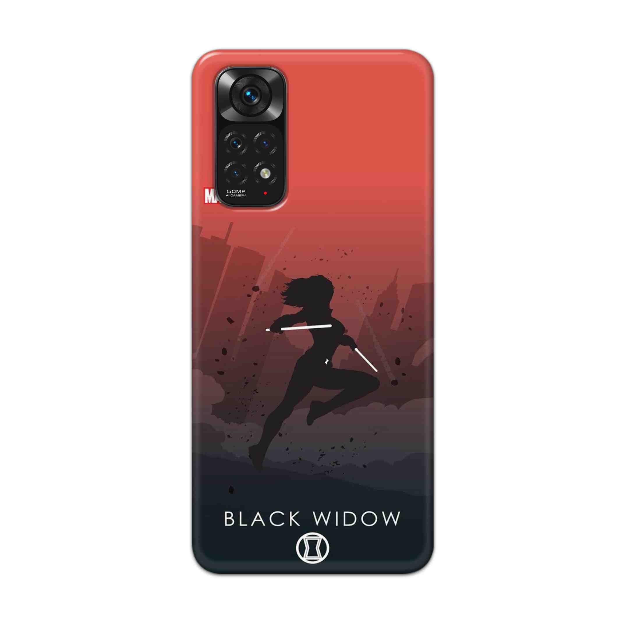 Buy Black Widow Hard Back Mobile Phone Case Cover For Redmi Note 11 Online