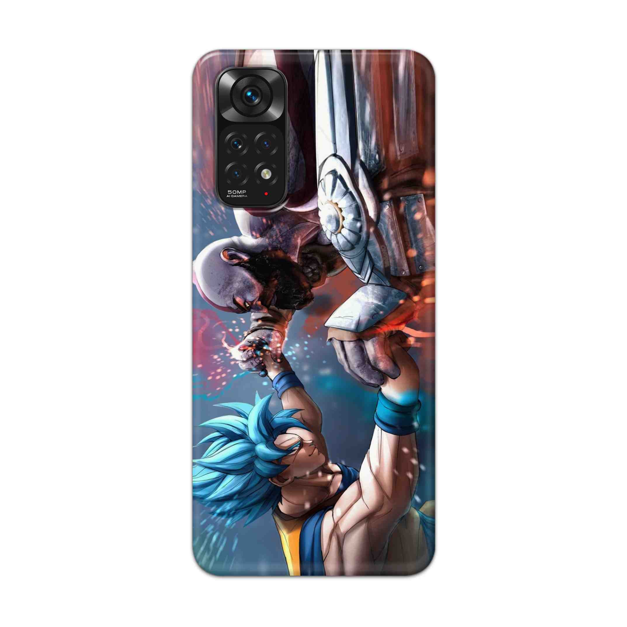 Buy Goku Vs Kratos Hard Back Mobile Phone Case Cover For Redmi Note 11 Online