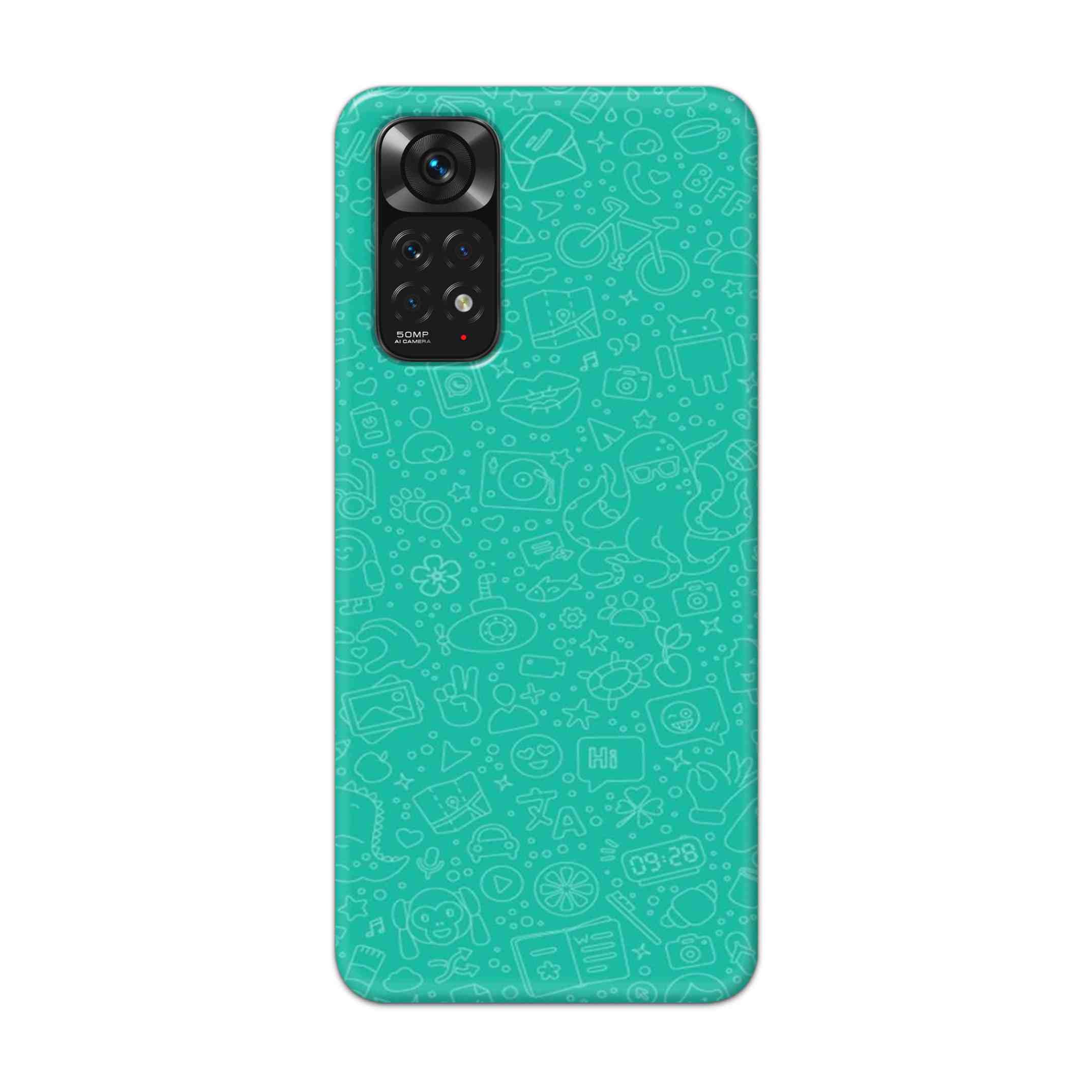 Buy Whatsapp Hard Back Mobile Phone Case Cover For Redmi Note 11 Online